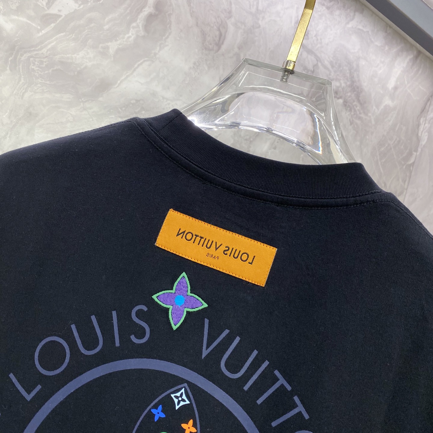 Louis Vuitton Basic Clothing Cotton Black S-l-xxl