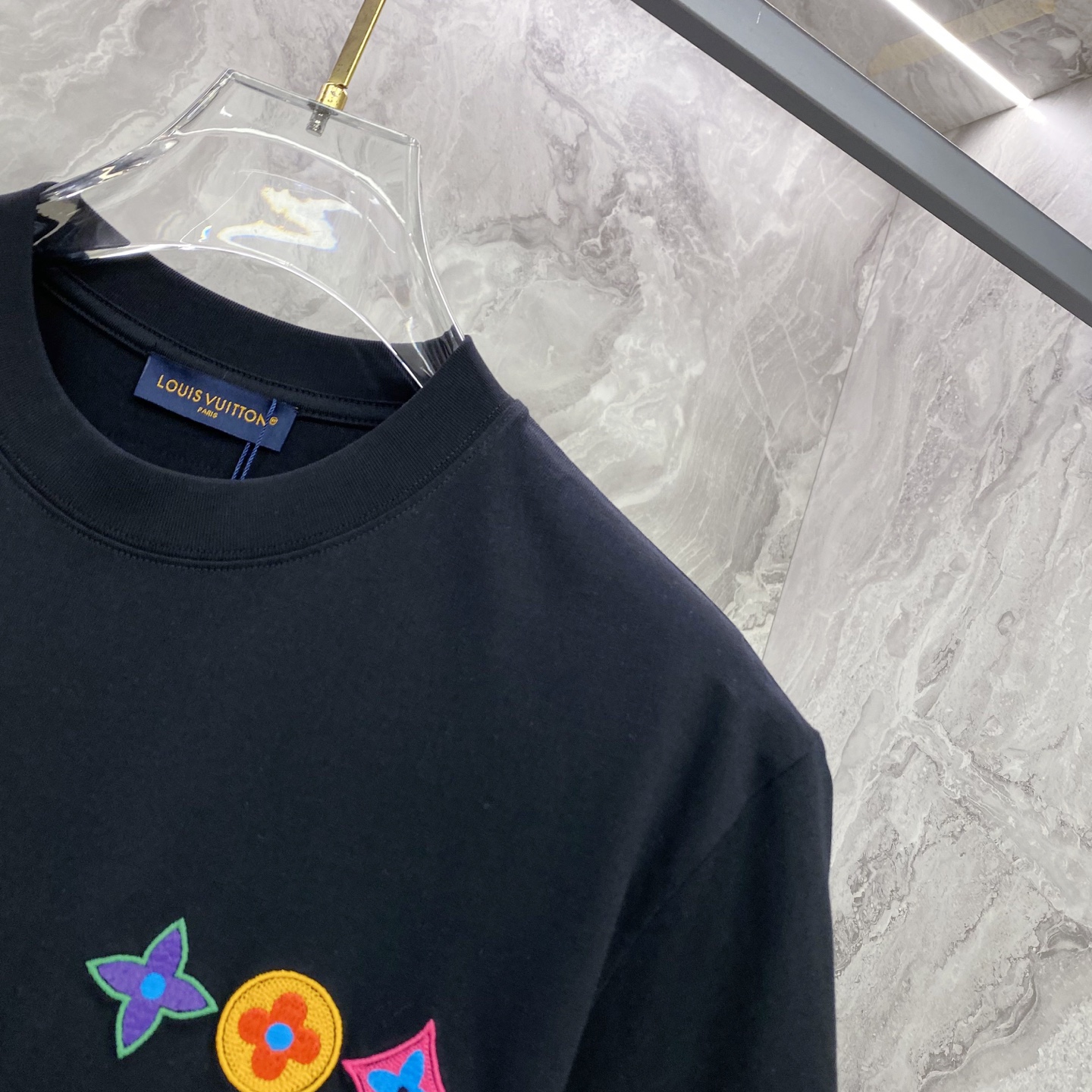 Louis Vuitton Basic Clothing Cotton Black S-l-xxl