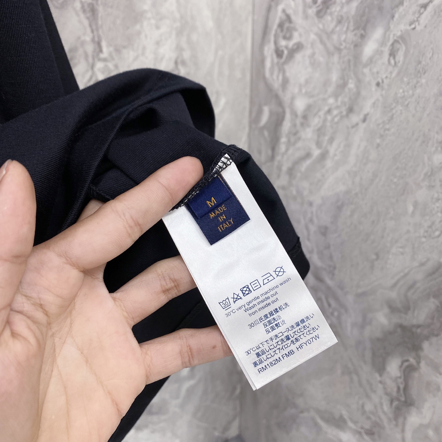 Louis Vuitton Basic Clothing Cotton Black S-l-xxl