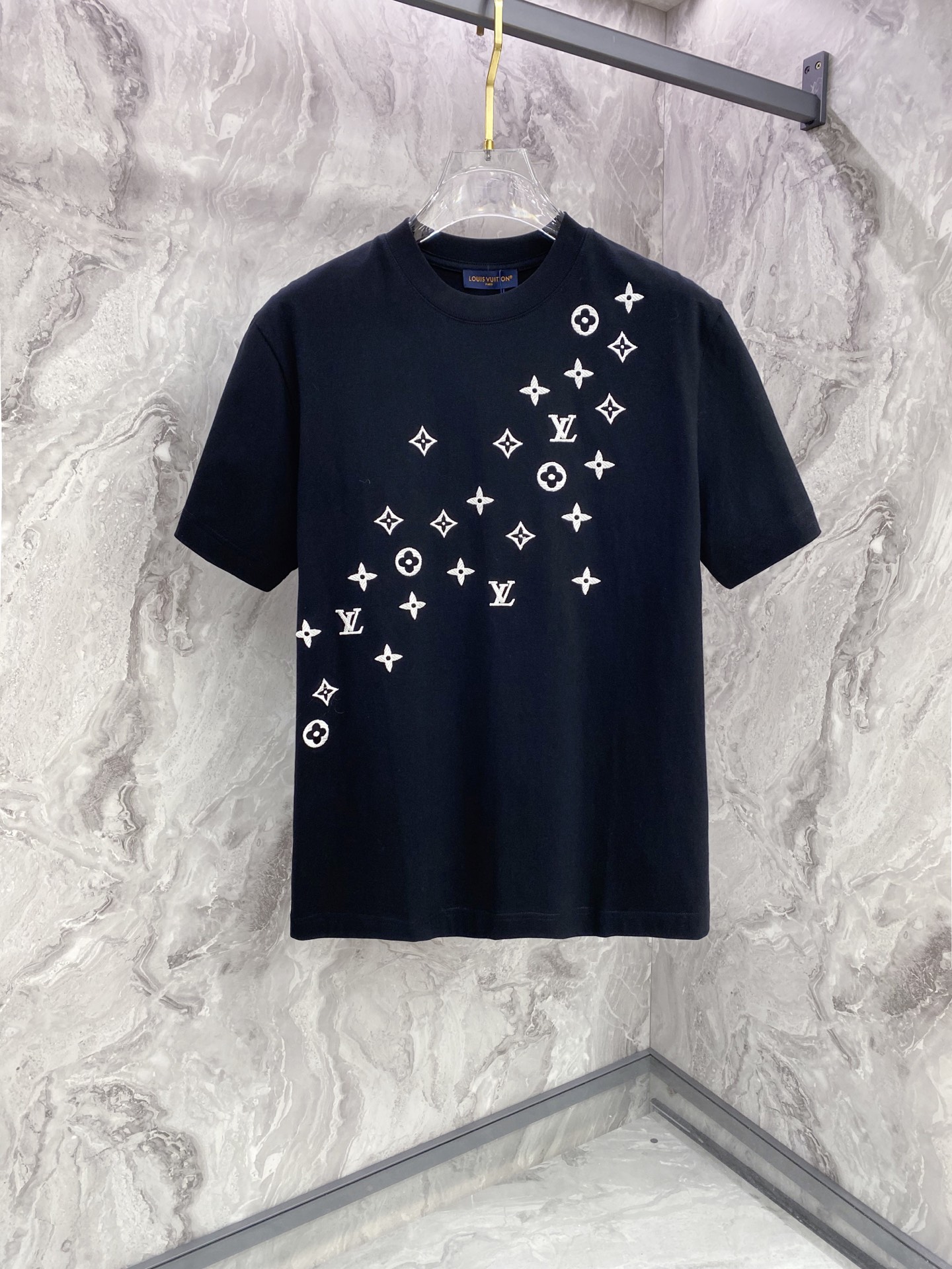 Louis Vuitton Basic Clothing Cotton Black S-l-xxl