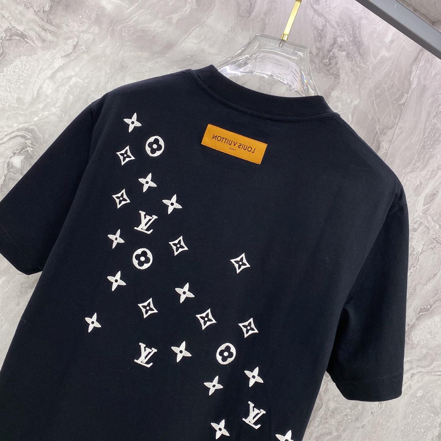 Louis Vuitton Basic Clothing Cotton Black S-l-xxl