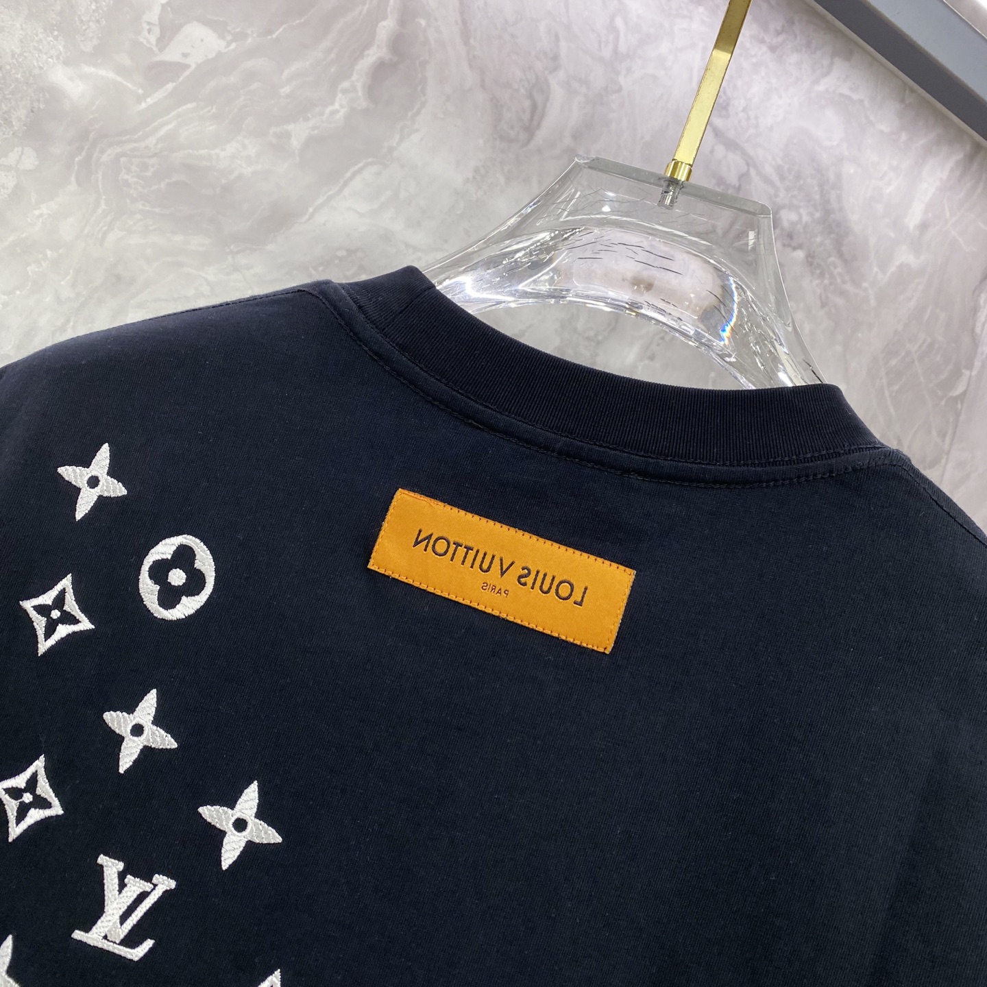 Louis Vuitton Basic Clothing Cotton Black S-l-xxl