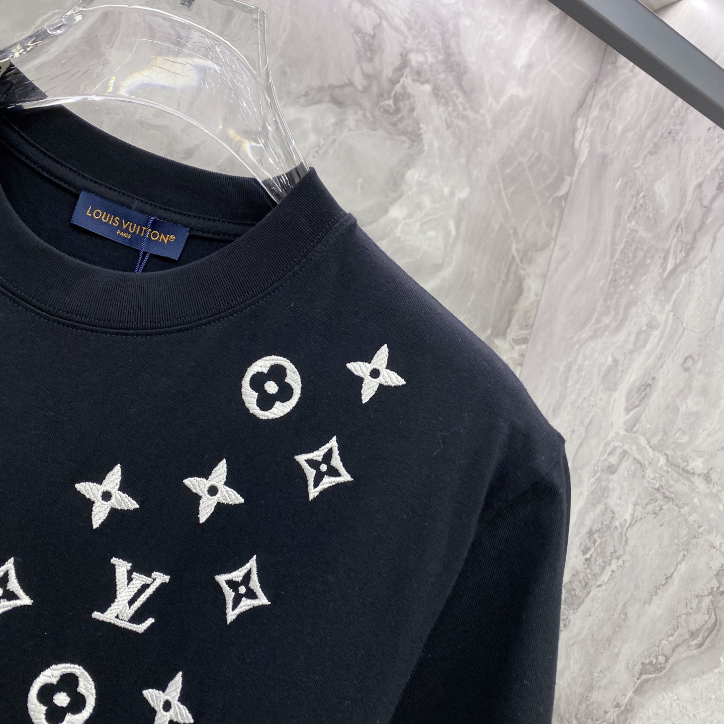 Louis Vuitton Basic Clothing Cotton Black S-l-xxl