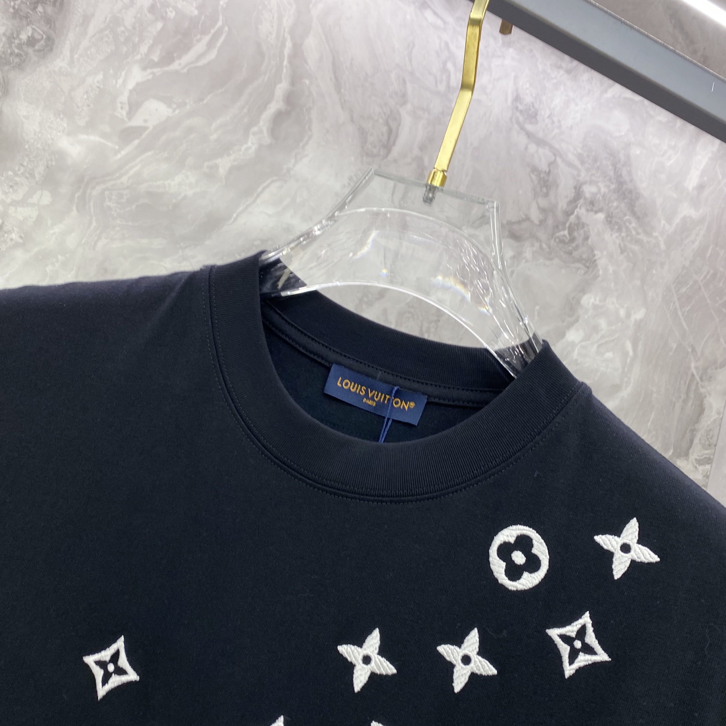 Louis Vuitton Basic Clothing Cotton Black S-l-xxl