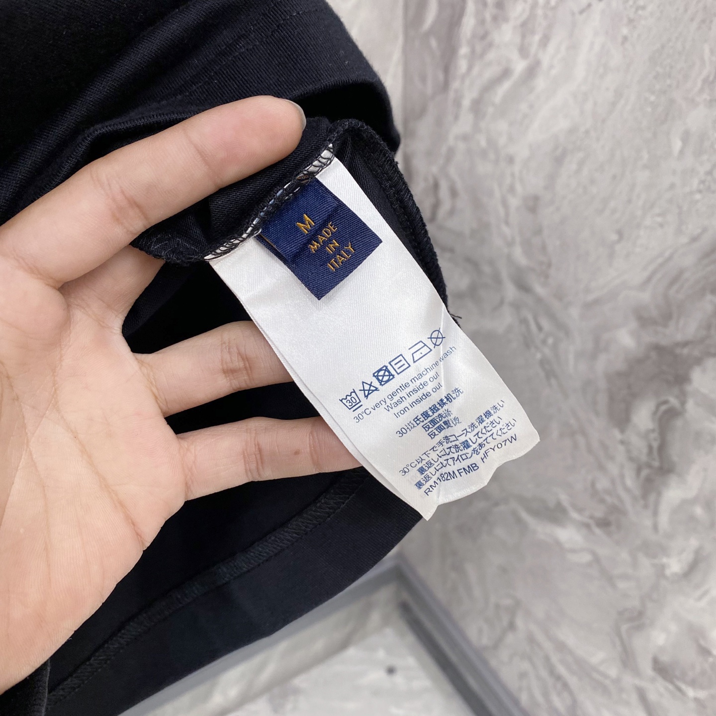 Louis Vuitton Basic Clothing Cotton Black S-l-xxl