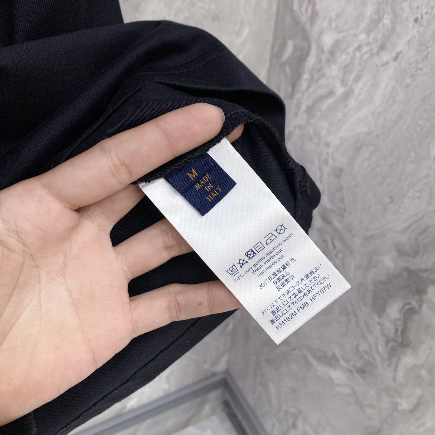 Louis Vuitton Basic Clothing Cotton Black S-l-xxl