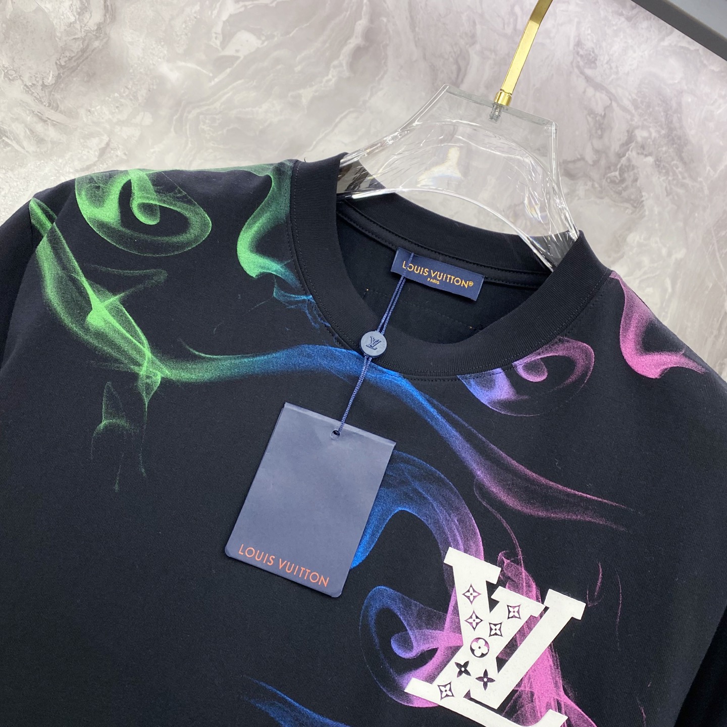 Louis Vuitton Basic Clothing Cotton Black S-l-xxl