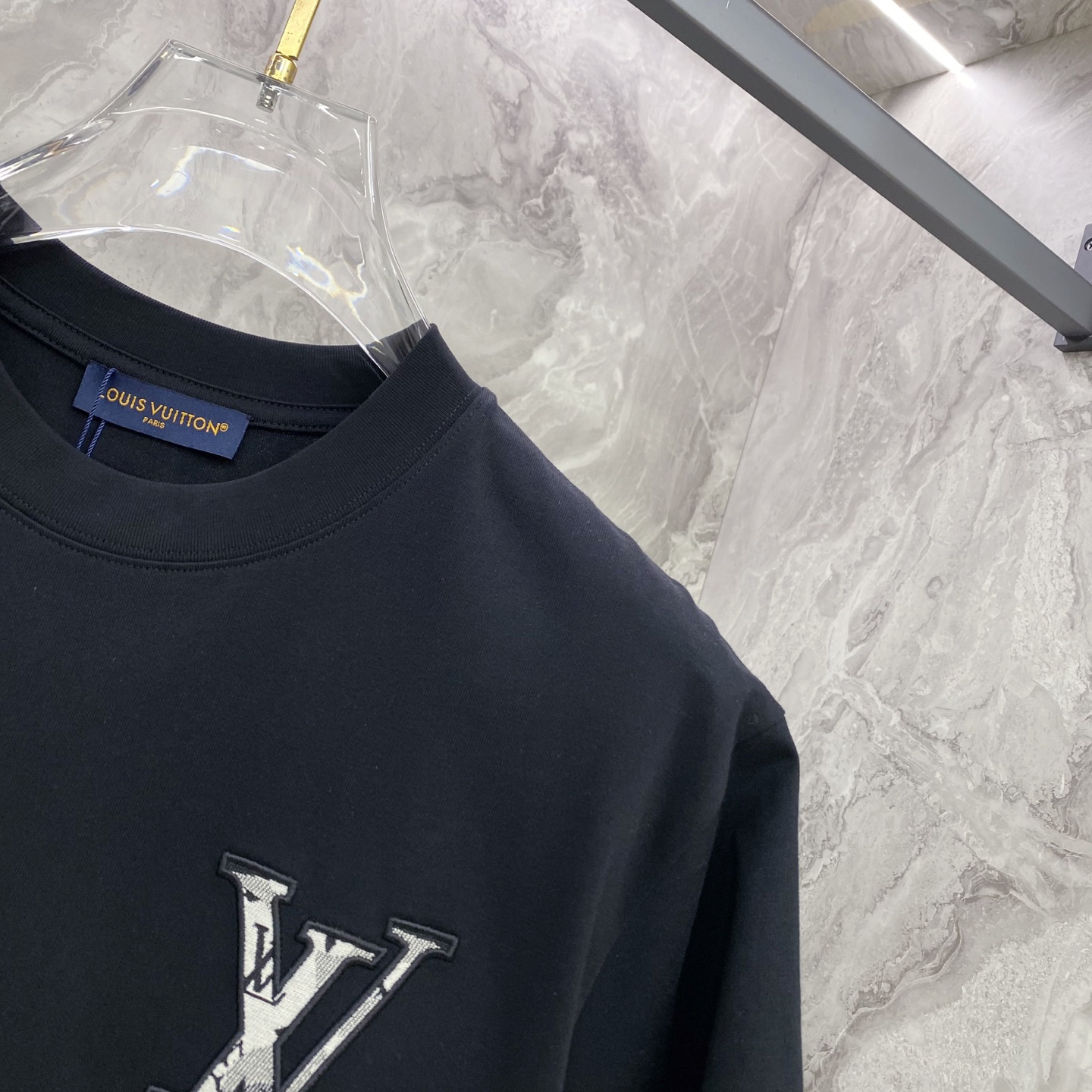 Louis Vuitton Basic Clothing Cotton Black S-l-xxl