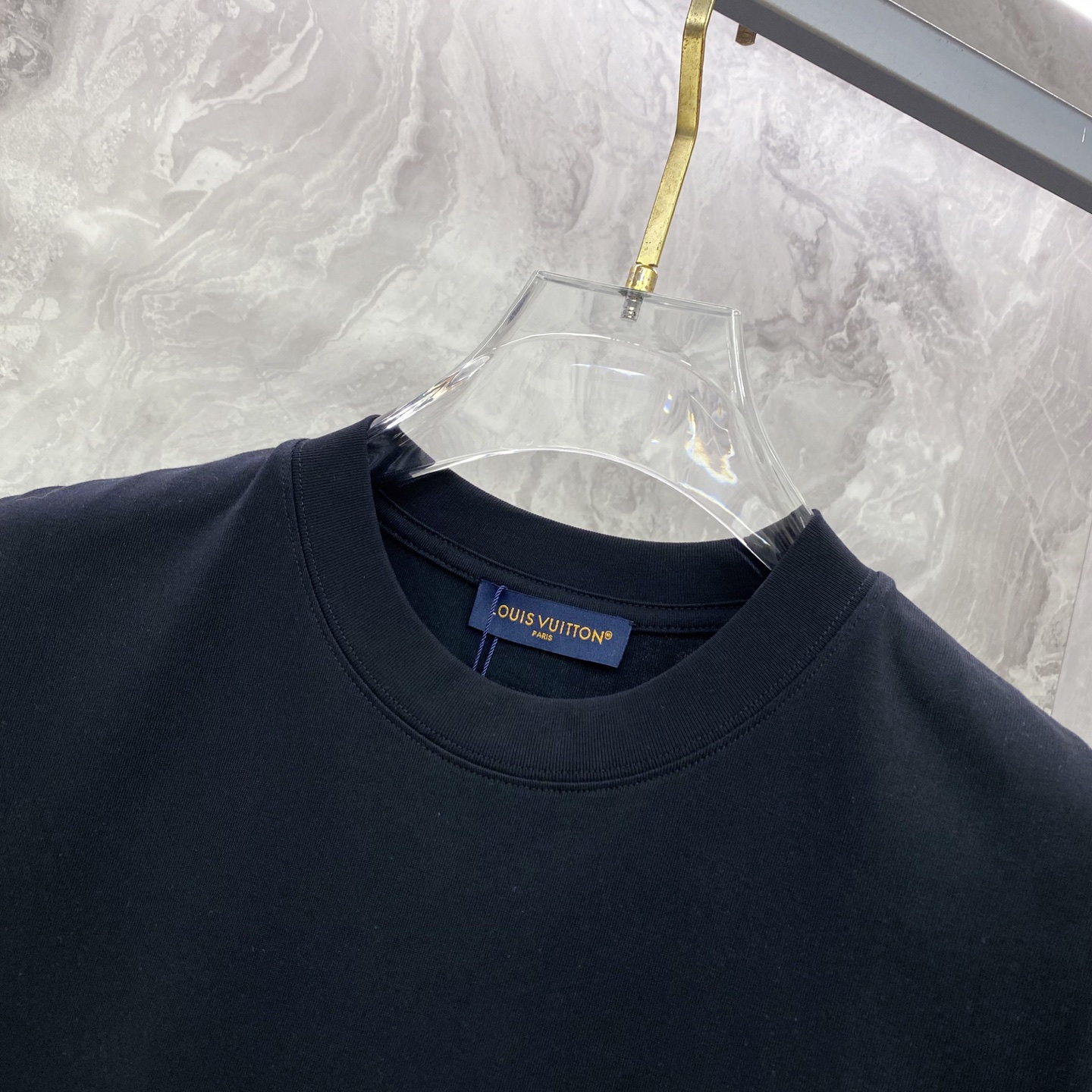 Louis Vuitton Basic Clothing Cotton Black S-l-xxl