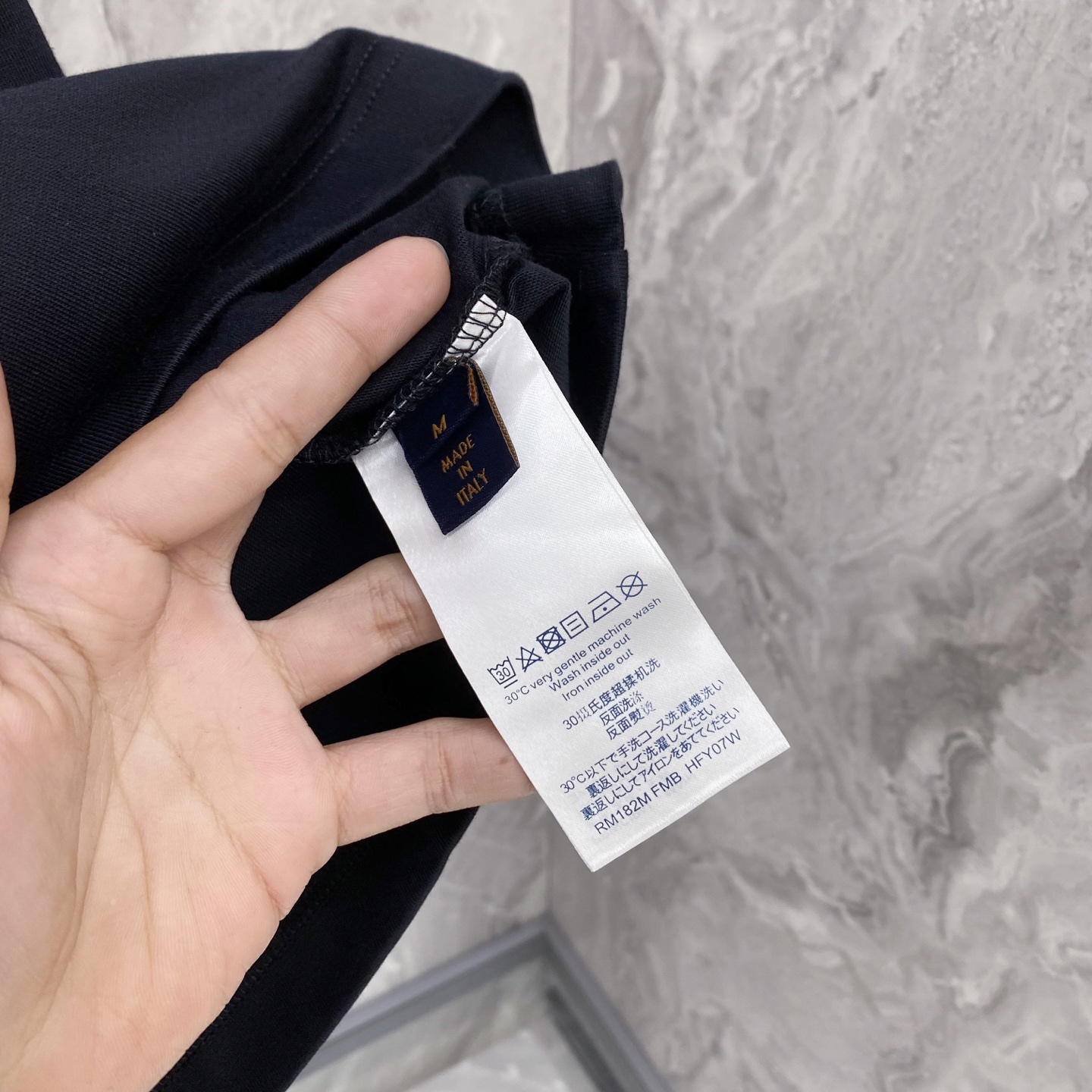 Louis Vuitton Basic Clothing Cotton Black S-l-xxl