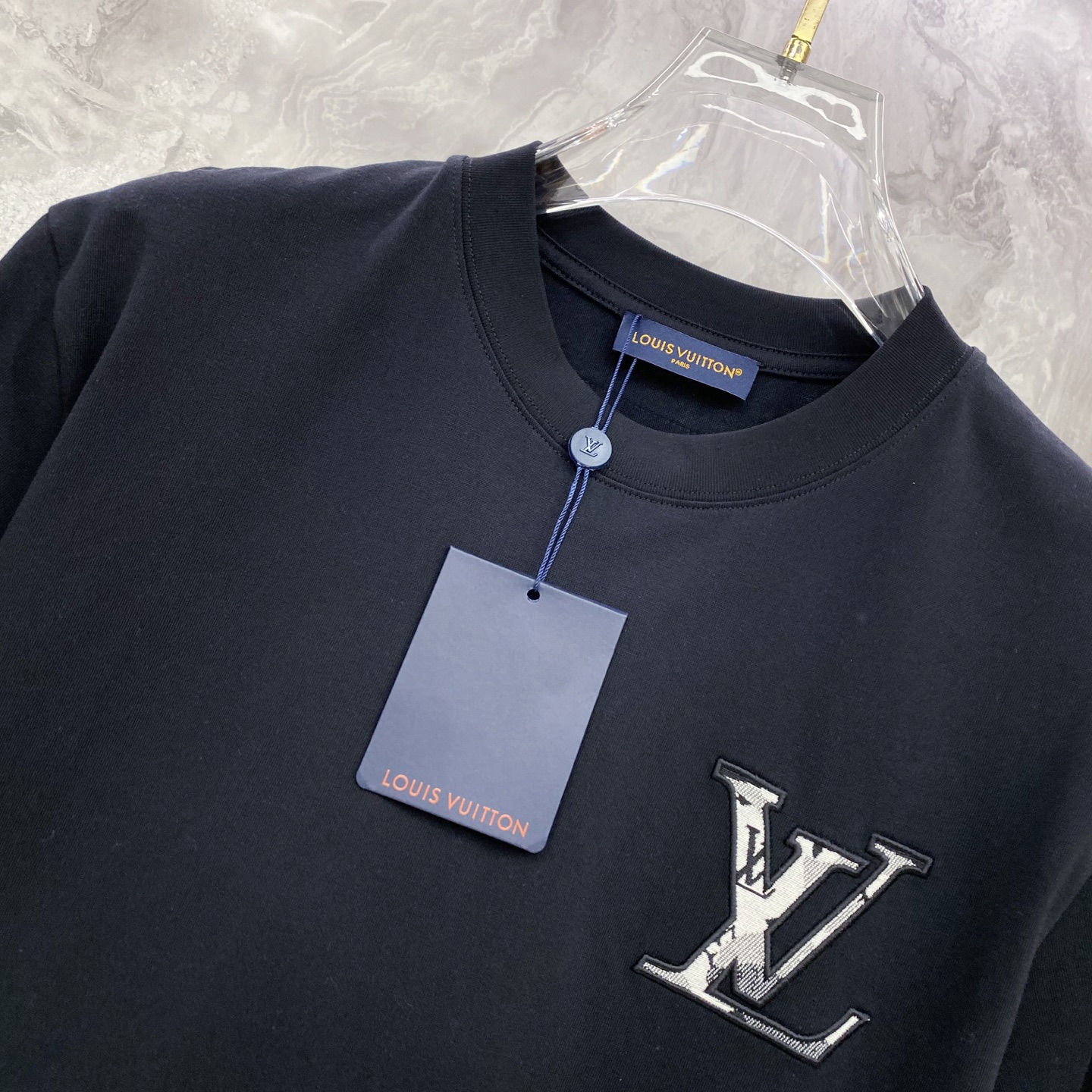 Louis Vuitton Basic Clothing Cotton Black S-l-xxl