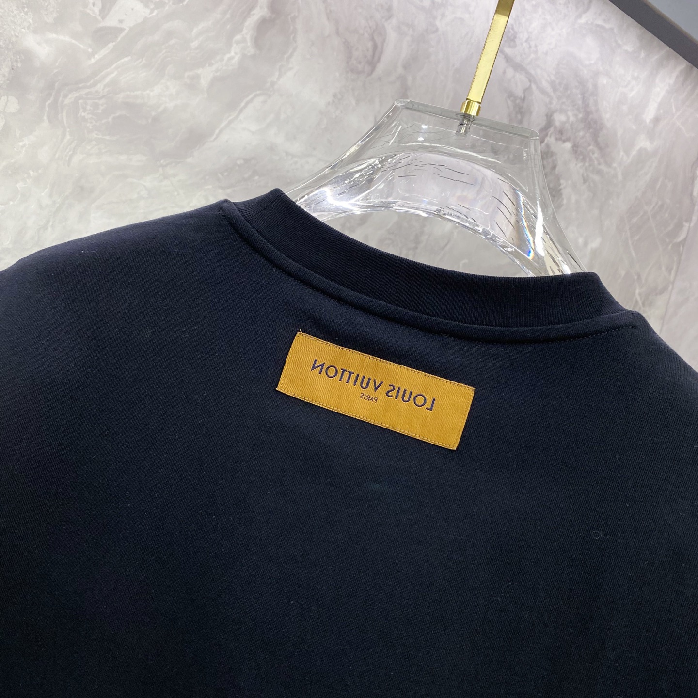 Louis Vuitton Basic Clothing Cotton Black S-l-xxl