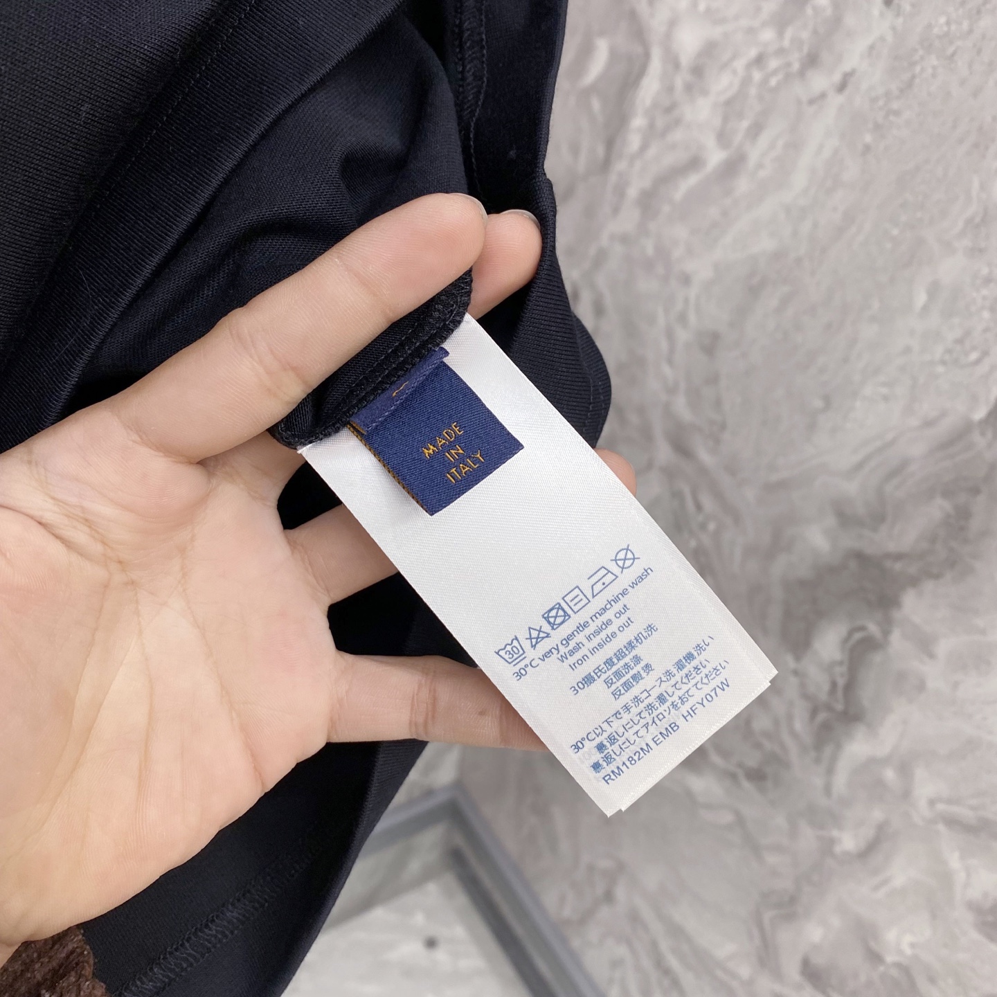 Louis Vuitton Basic Clothing Cotton Black S-l-xxl