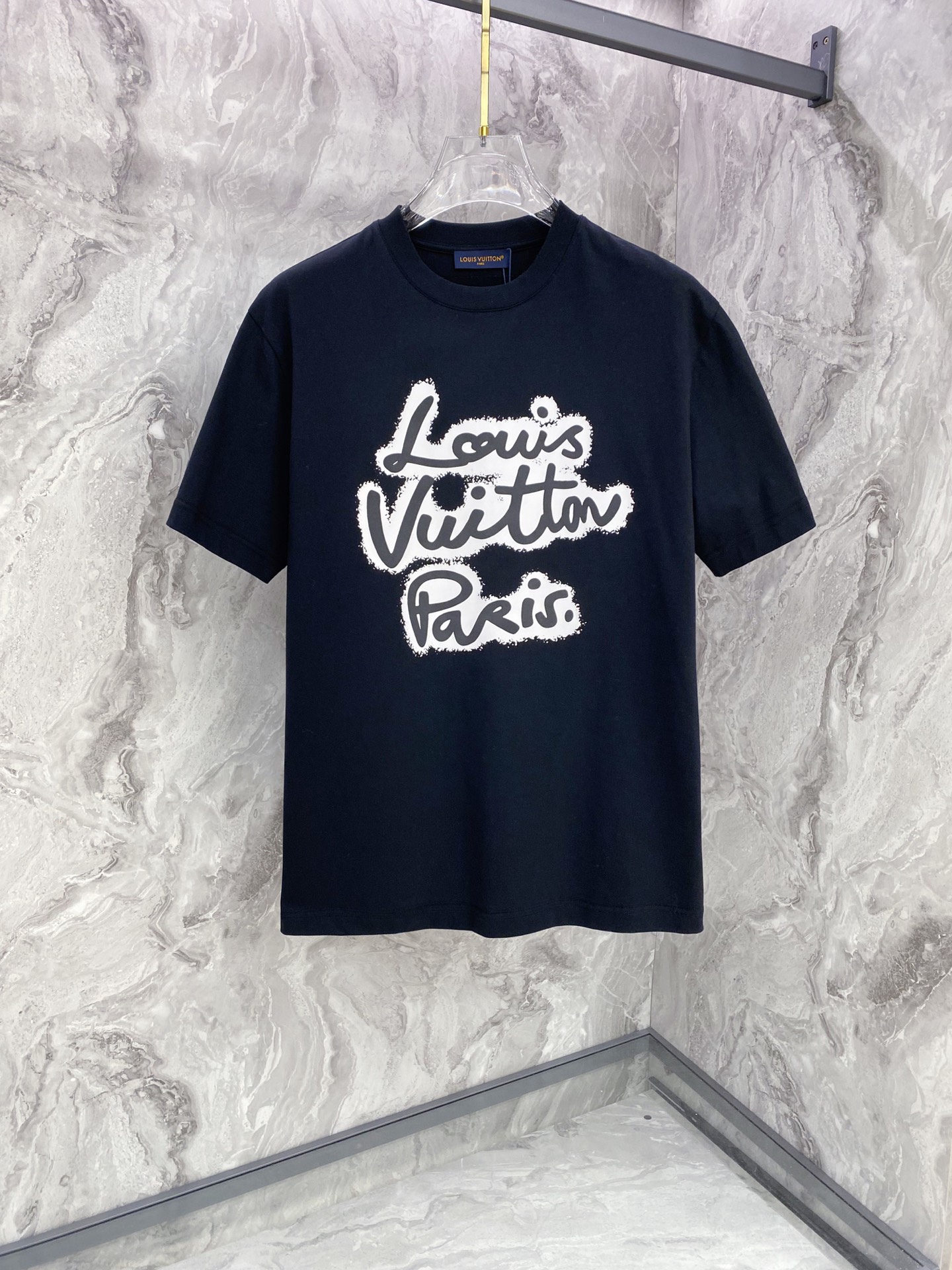 Louis Vuitton Basic Clothing Cotton Black S-l-xxl