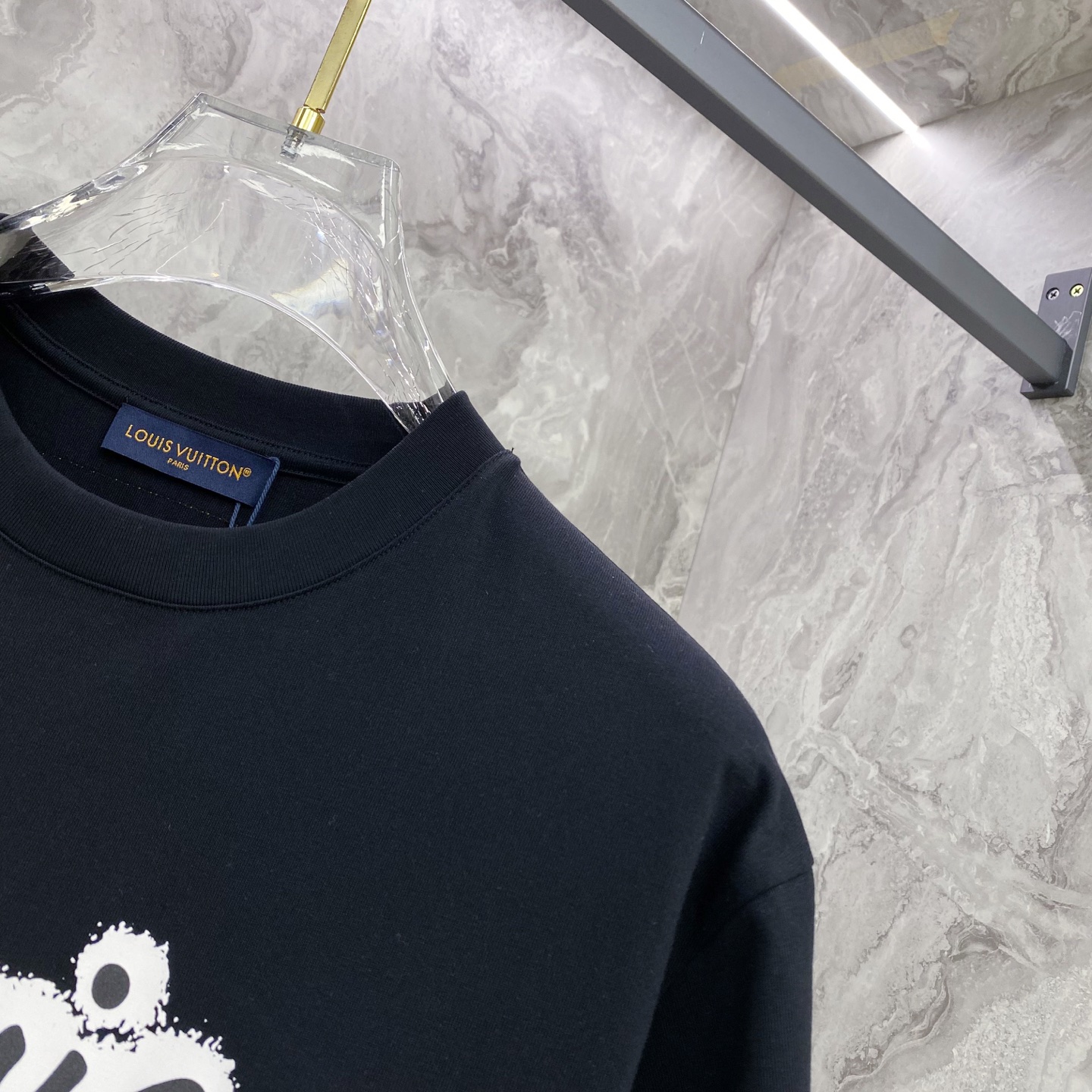 Louis Vuitton Basic Clothing Cotton Black S-l-xxl