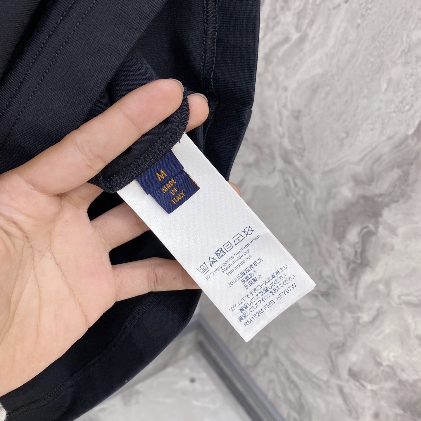 Louis Vuitton Basic Clothing Cotton Black S-l-xxl