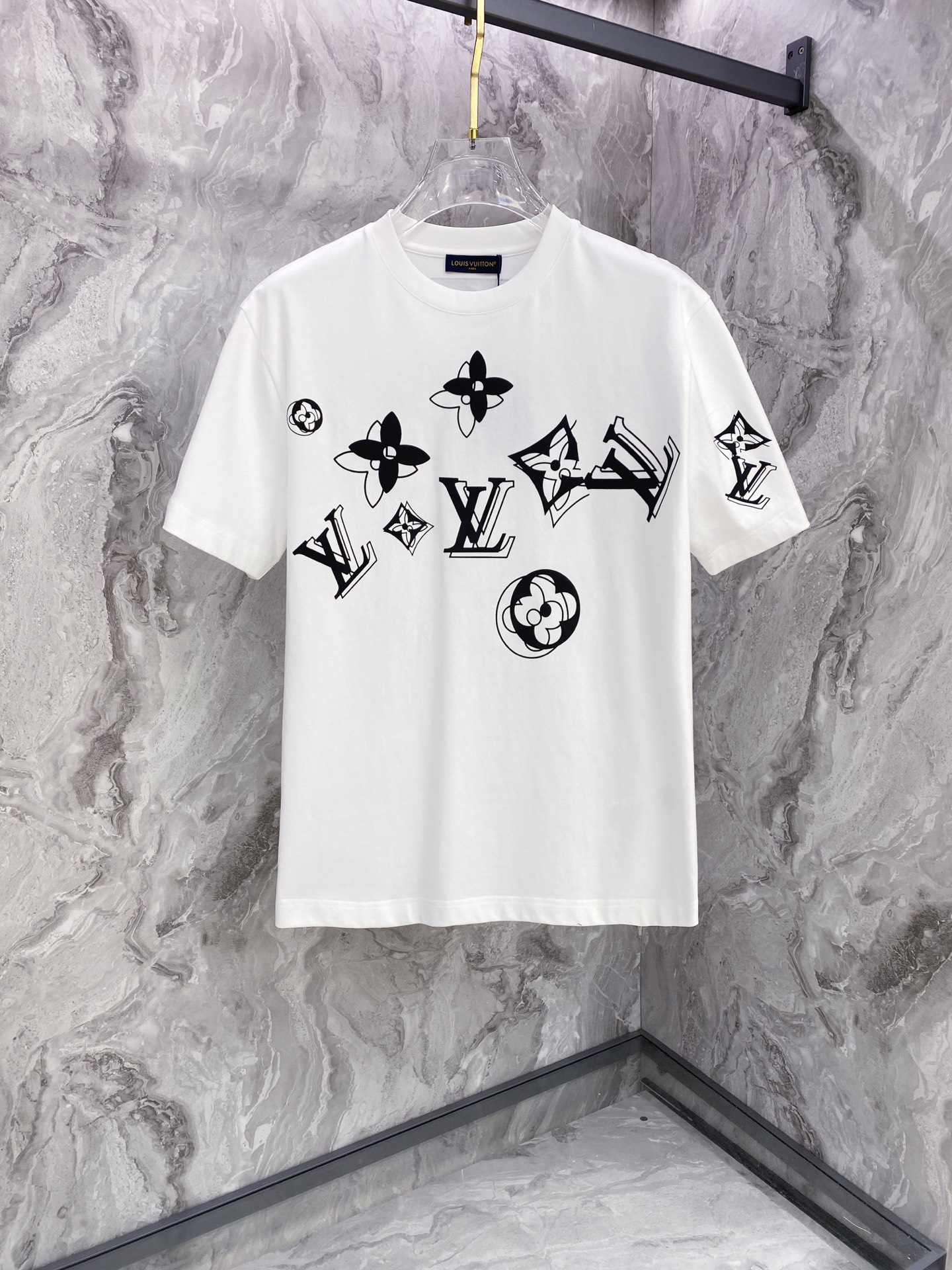 Louis Vuitton Basic Clothing Cotton Black S-l-xxl