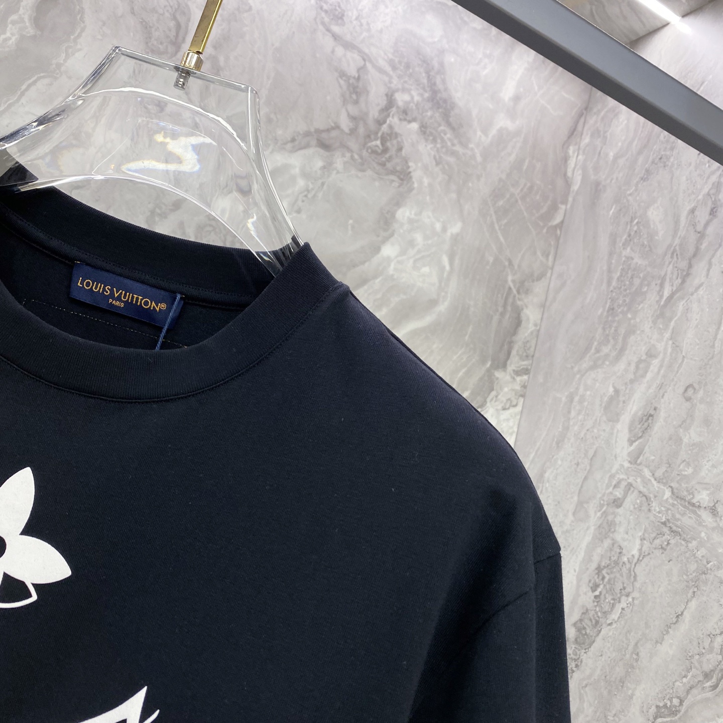 Louis Vuitton Basic Clothing Cotton Black S-l-xxl