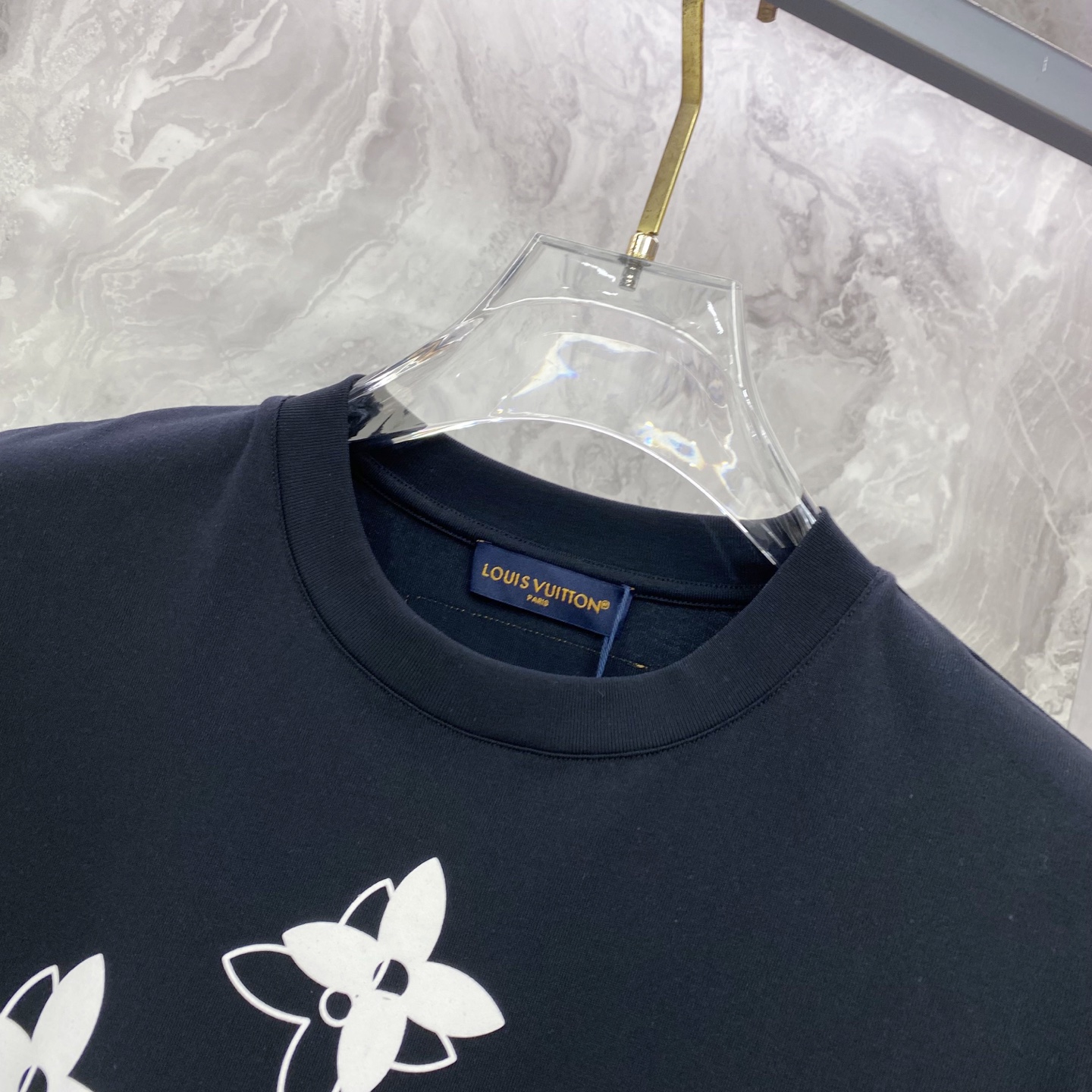 Louis Vuitton Basic Clothing Cotton Black S-l-xxl