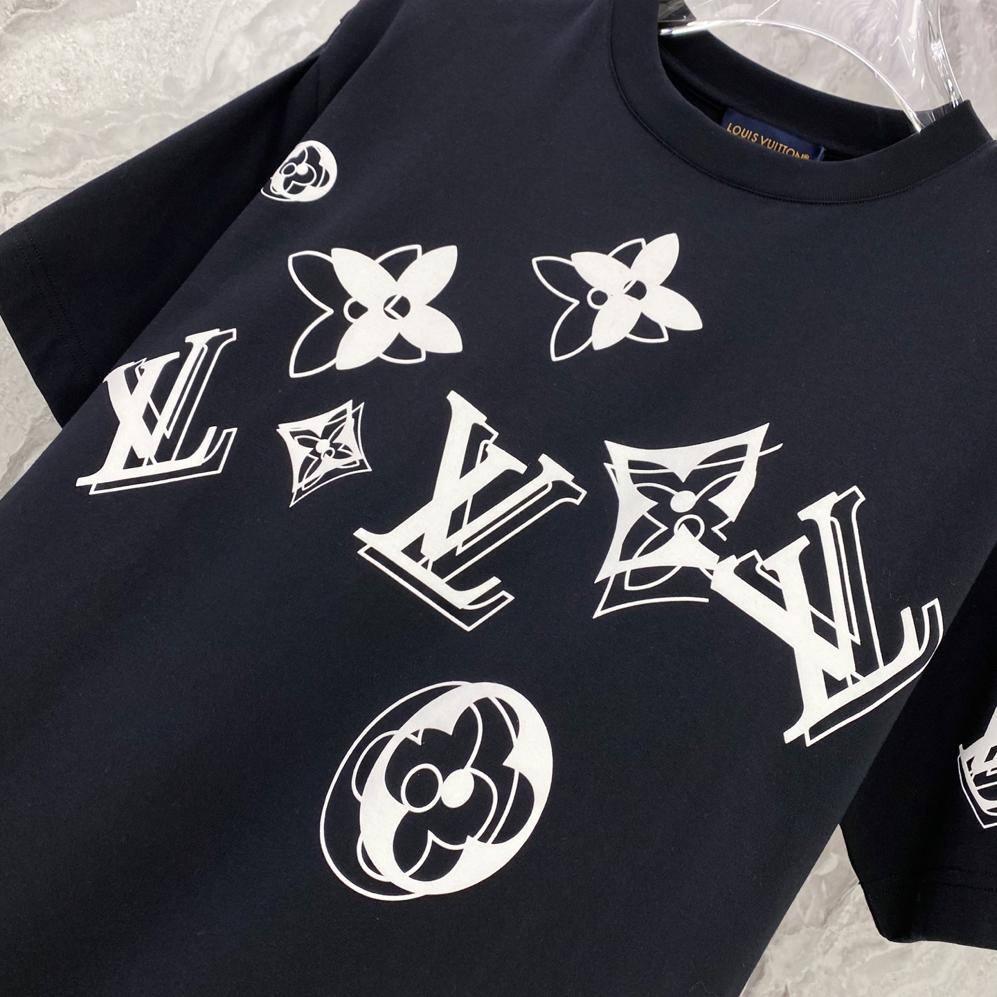 Louis Vuitton Basic Clothing Cotton Black S-l-xxl