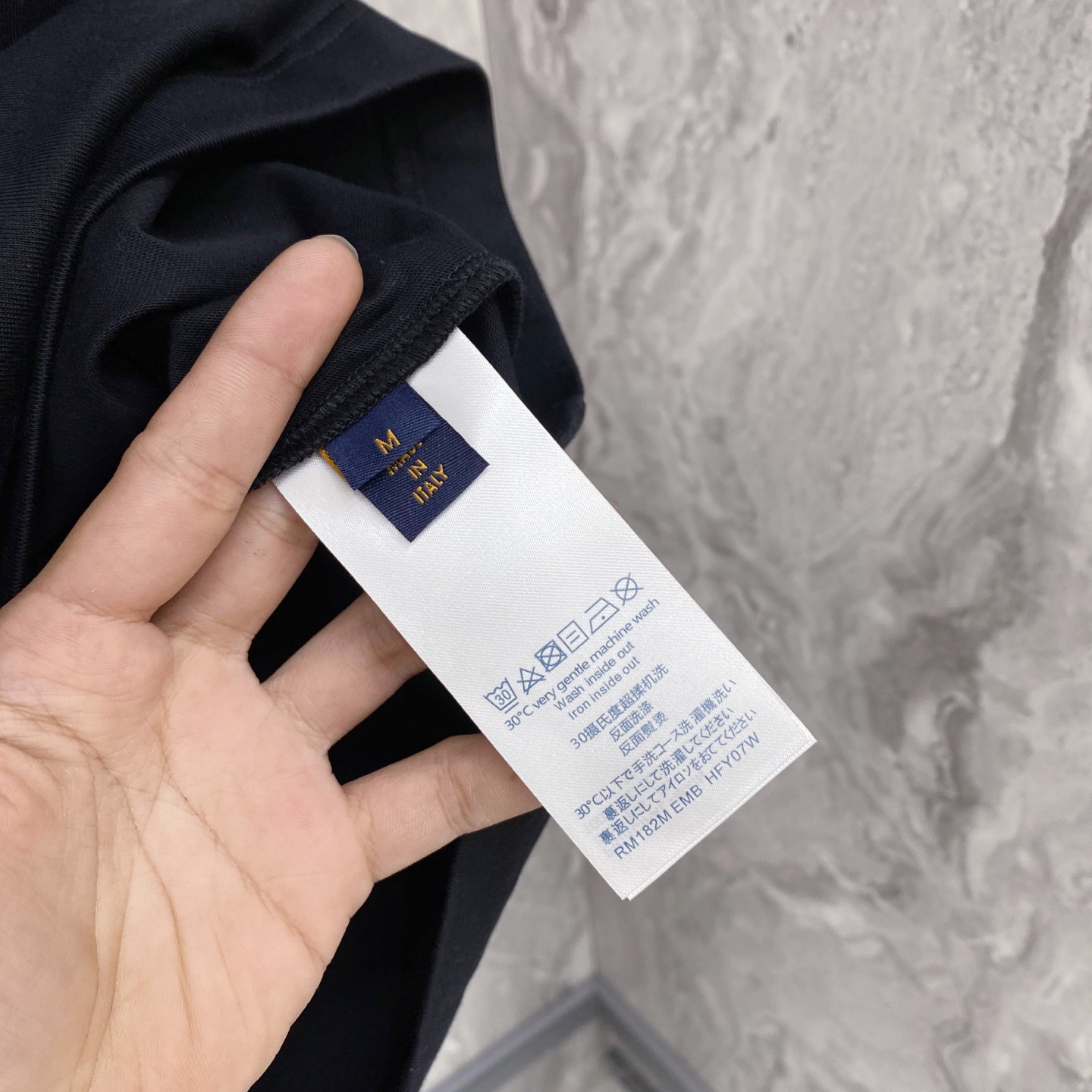 Louis Vuitton Basic Clothing Cotton Black S-l-xxl