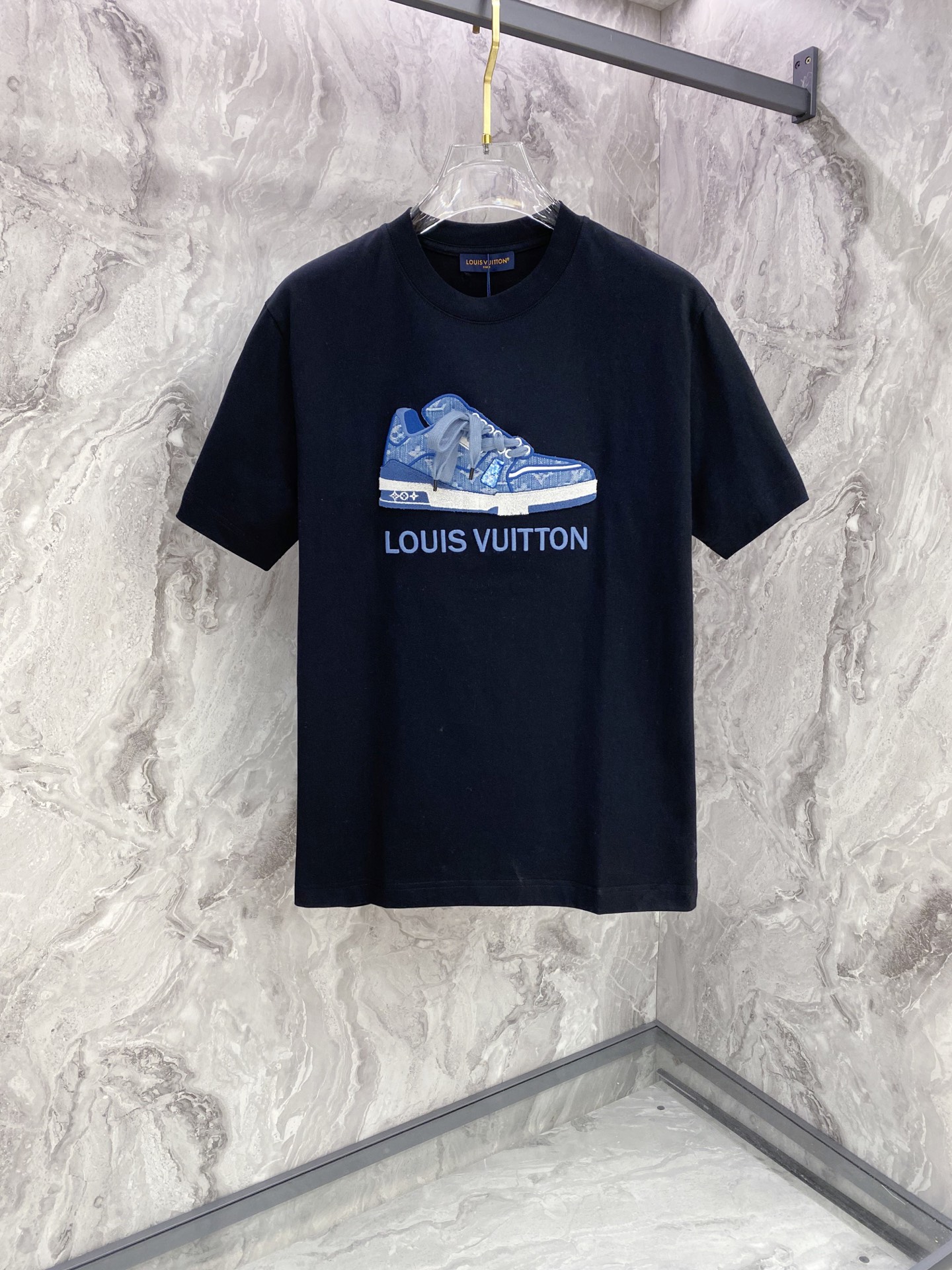 Louis Vuitton Basic Clothing Cotton Black S-l-xxl