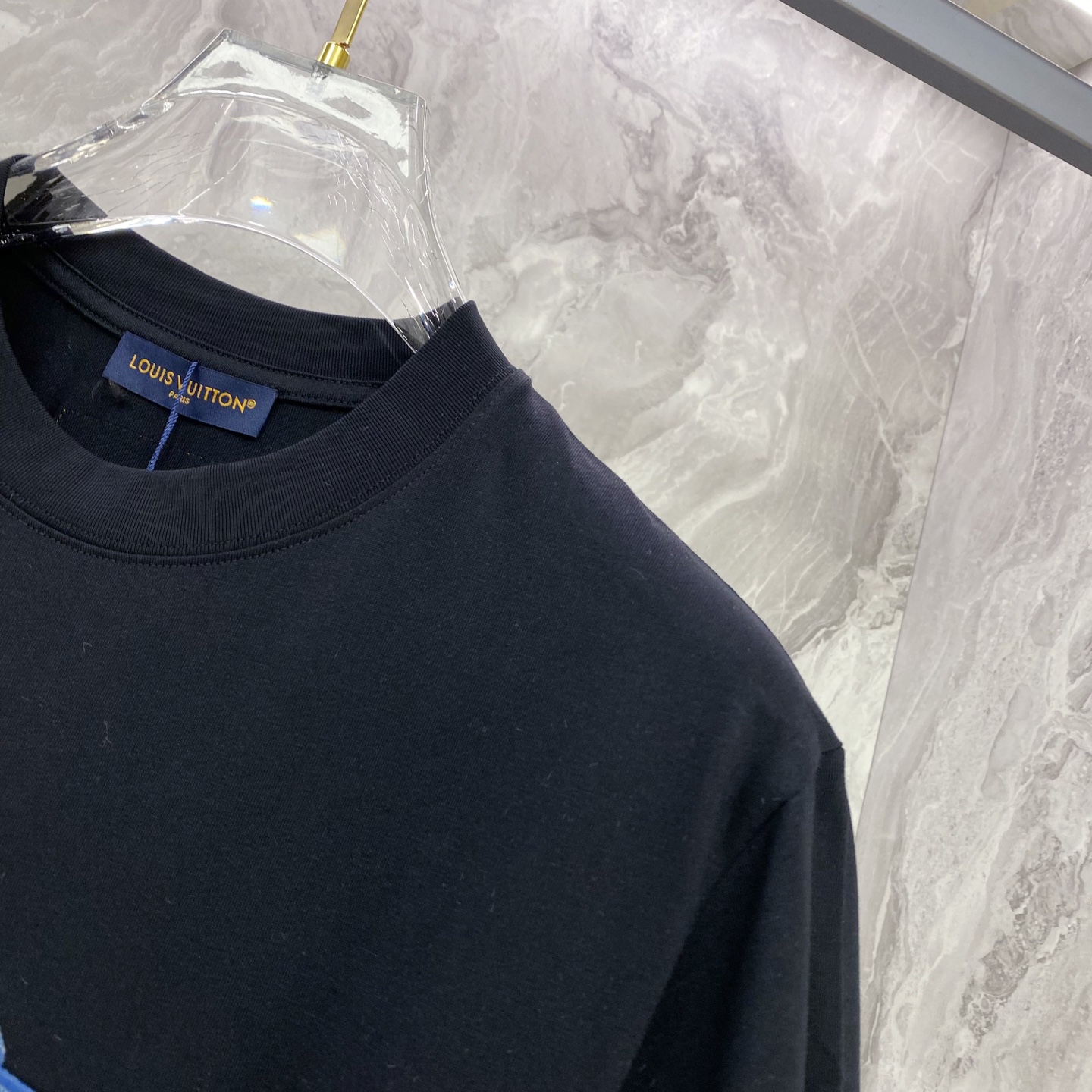 Louis Vuitton Basic Clothing Cotton Black S-l-xxl