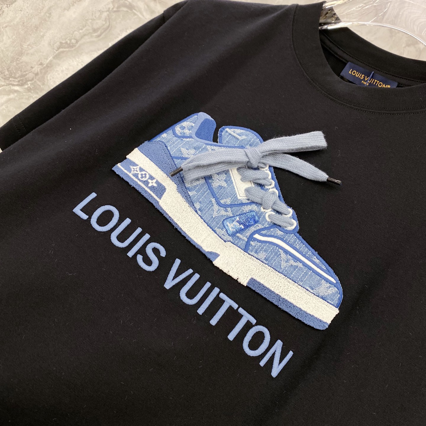 Louis Vuitton Basic Clothing Cotton Black S-l-xxl