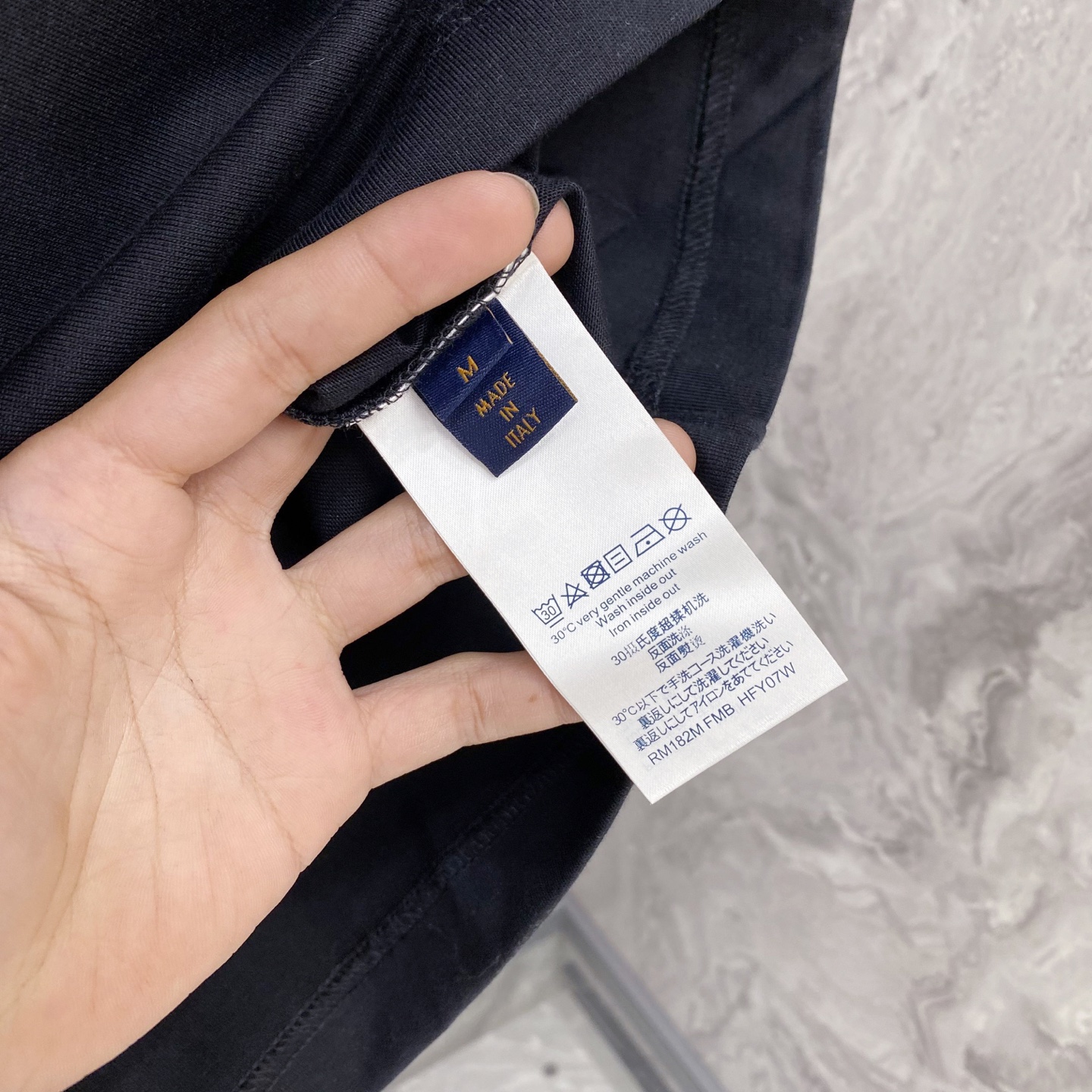 Louis Vuitton Basic Clothing Cotton Black S-l-xxl