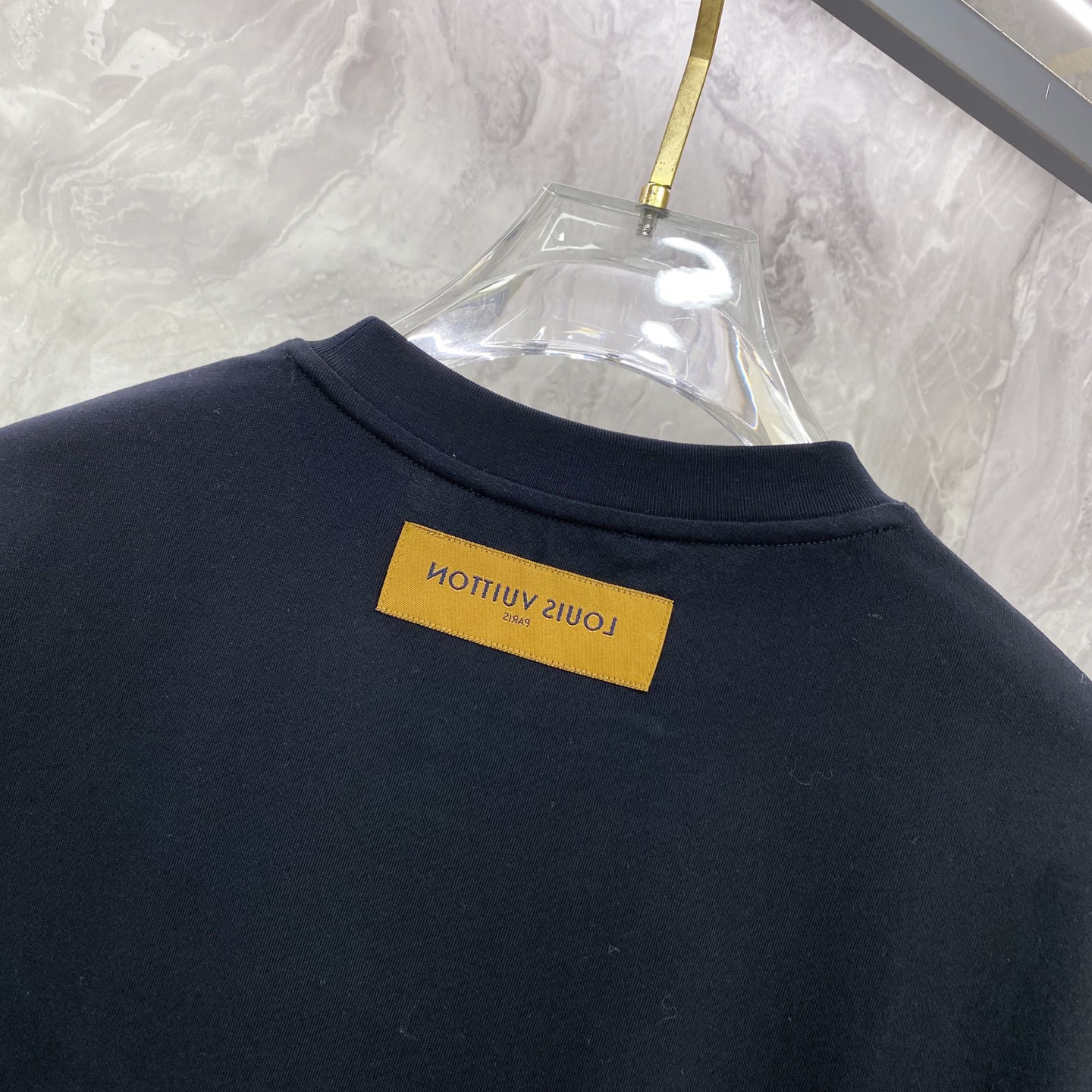 Louis Vuitton Basic Clothing Cotton Black S-l-xxl