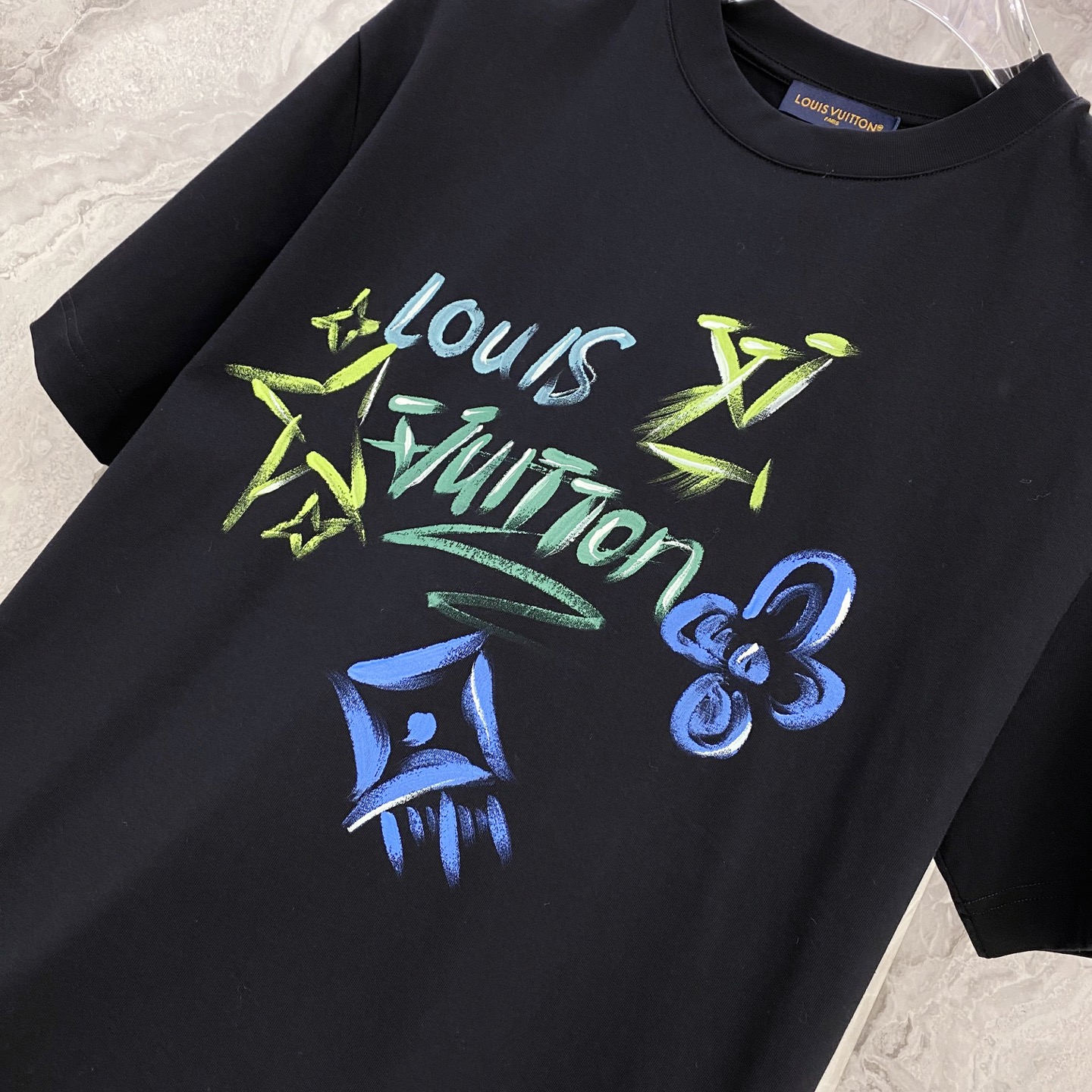 Louis Vuitton Basic Clothing Cotton Black S-l-xxl