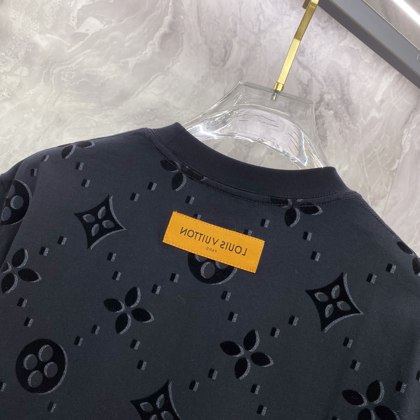 Louis Vuitton Basic Clothing Cotton Black S-l-xxl