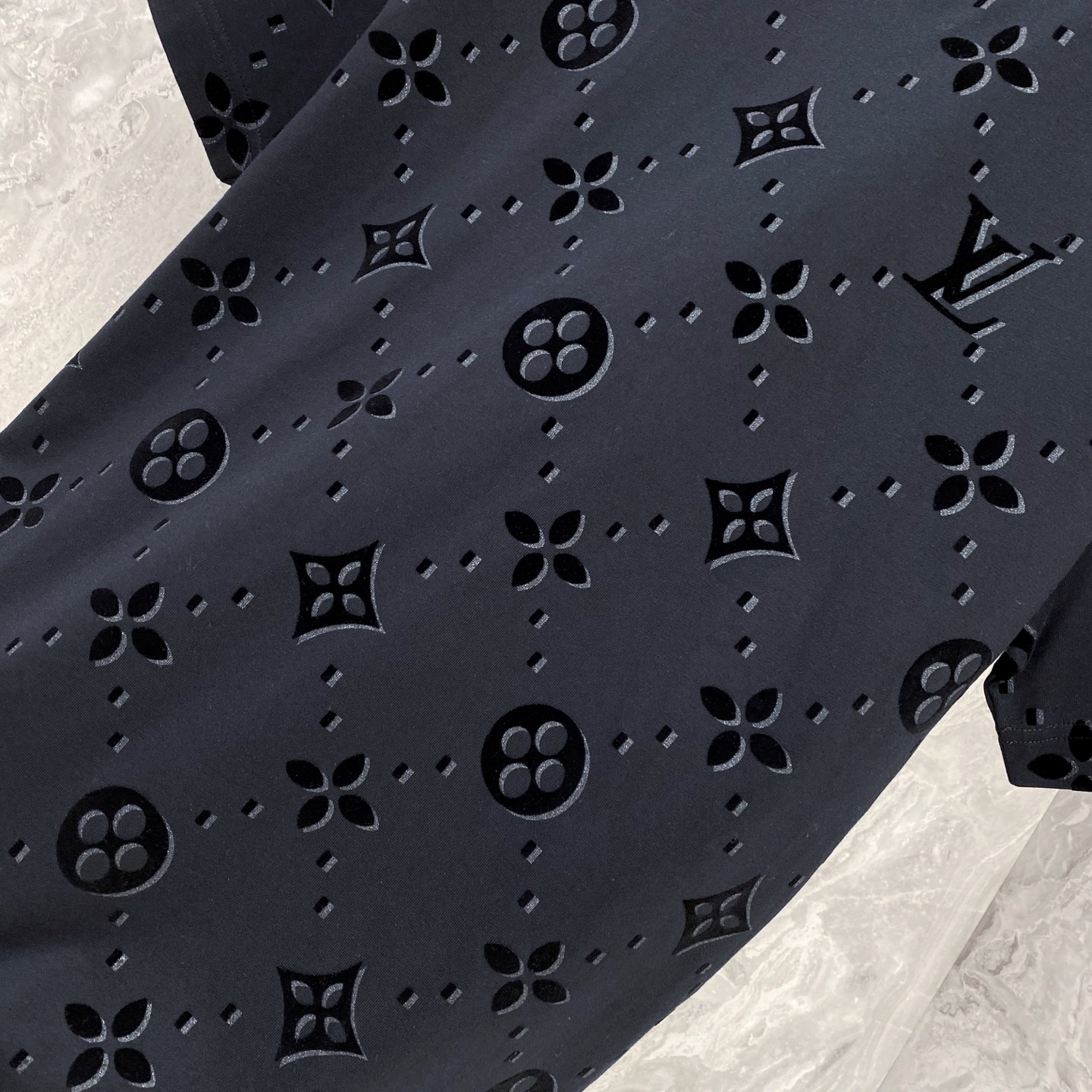 Louis Vuitton Basic Clothing Cotton Black S-l-xxl