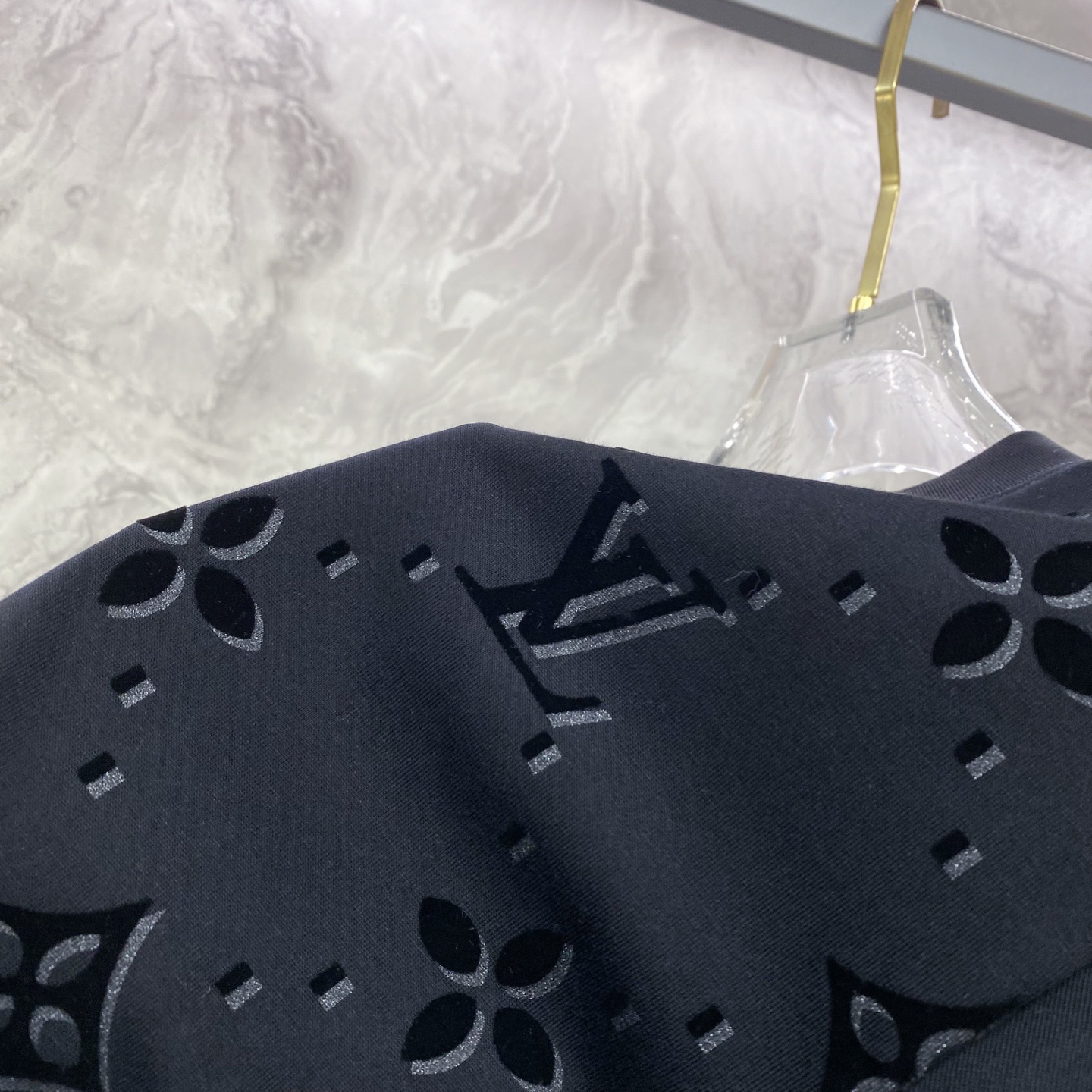 Louis Vuitton Basic Clothing Cotton Black S-l-xxl