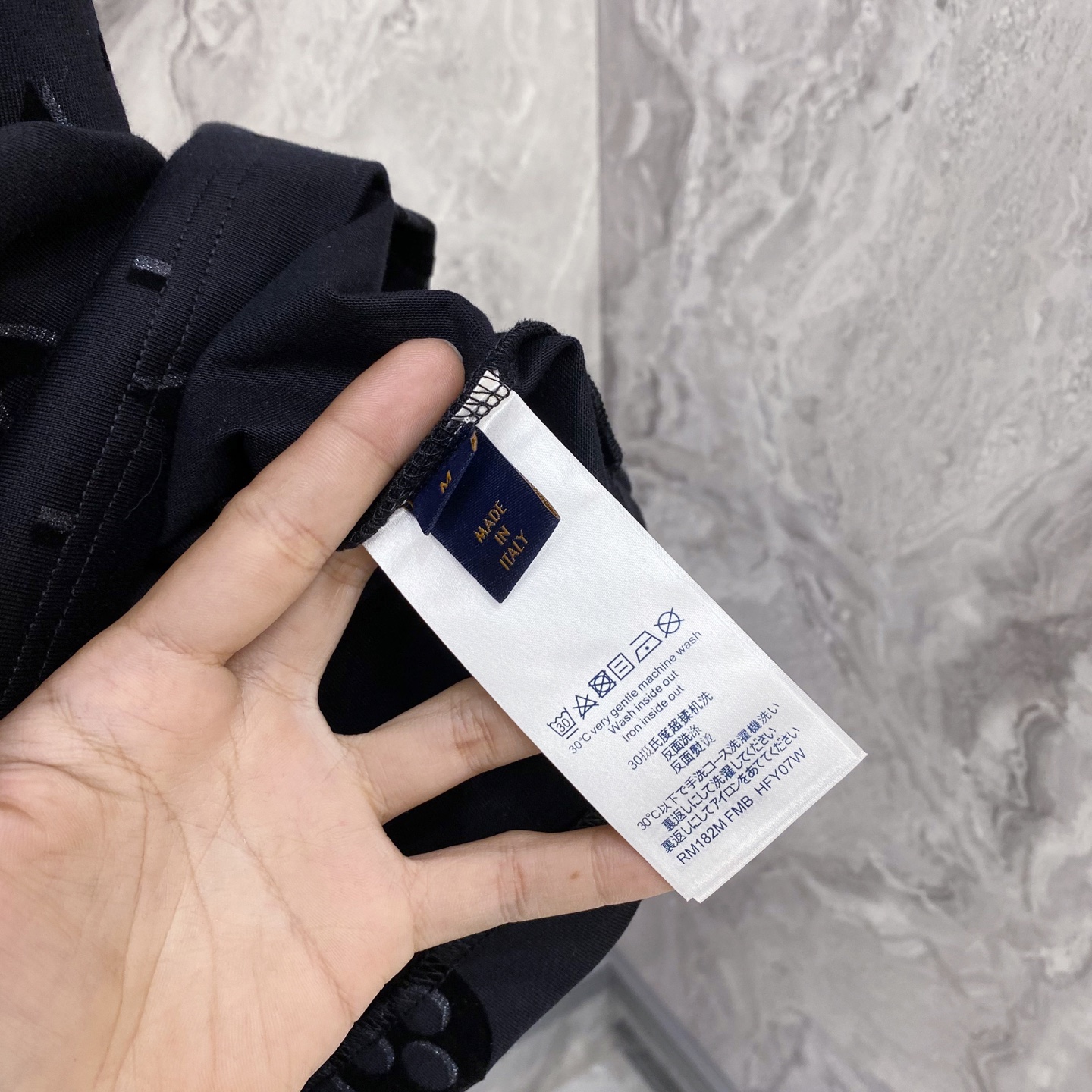 Louis Vuitton Basic Clothing Cotton Black S-l-xxl