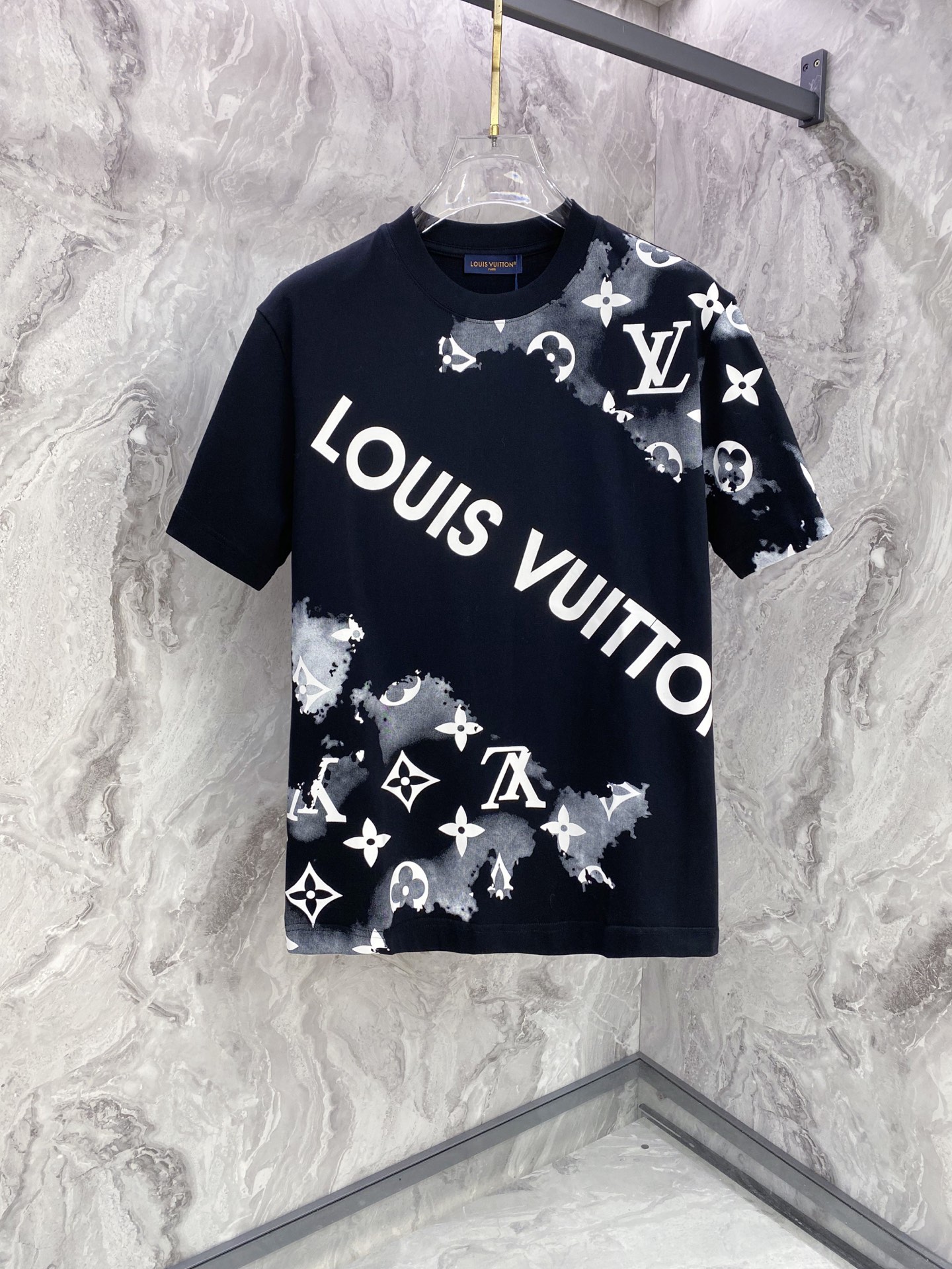 Louis Vuitton Basic Clothing Cotton Black S-l-xxl