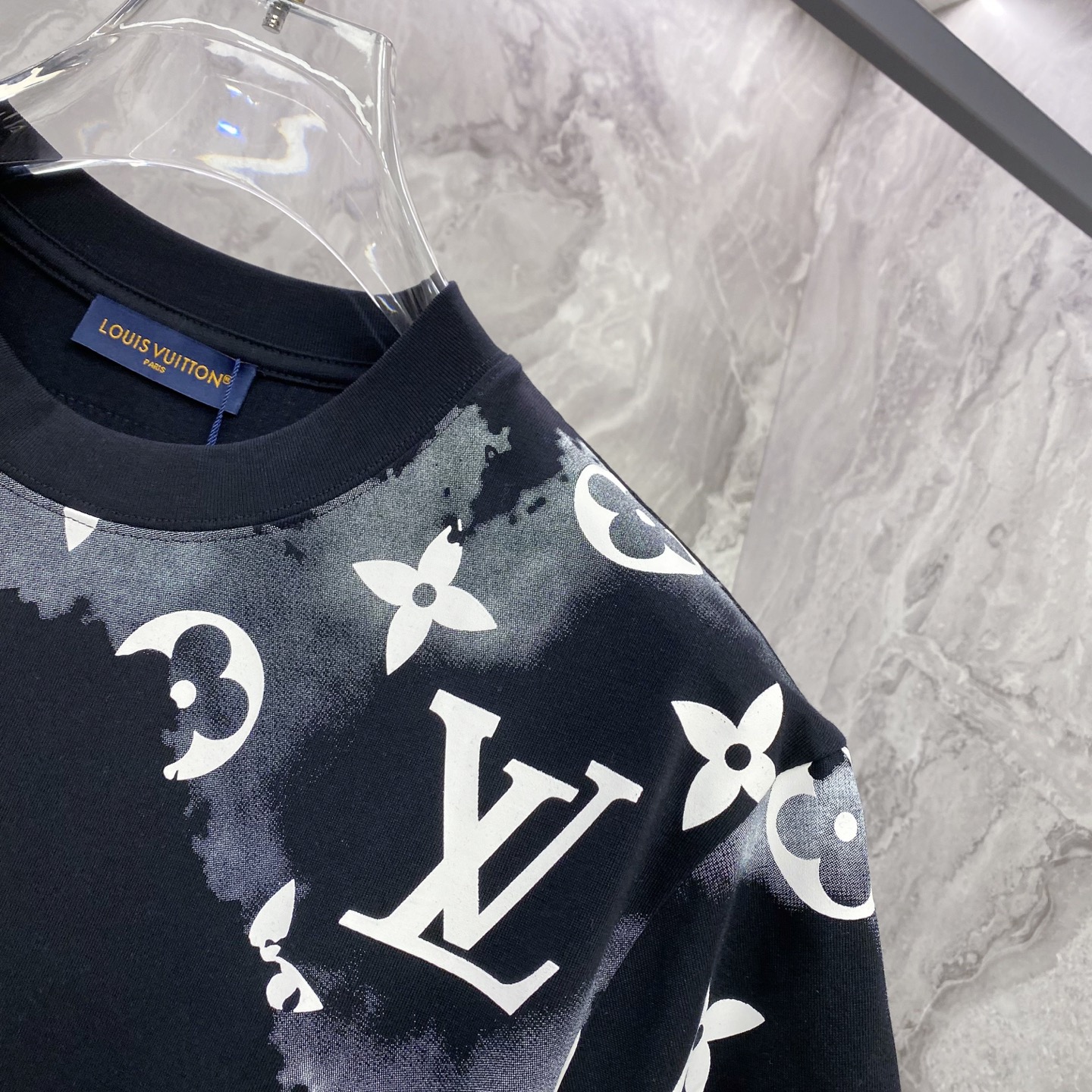 Louis Vuitton Basic Clothing Cotton Black S-l-xxl