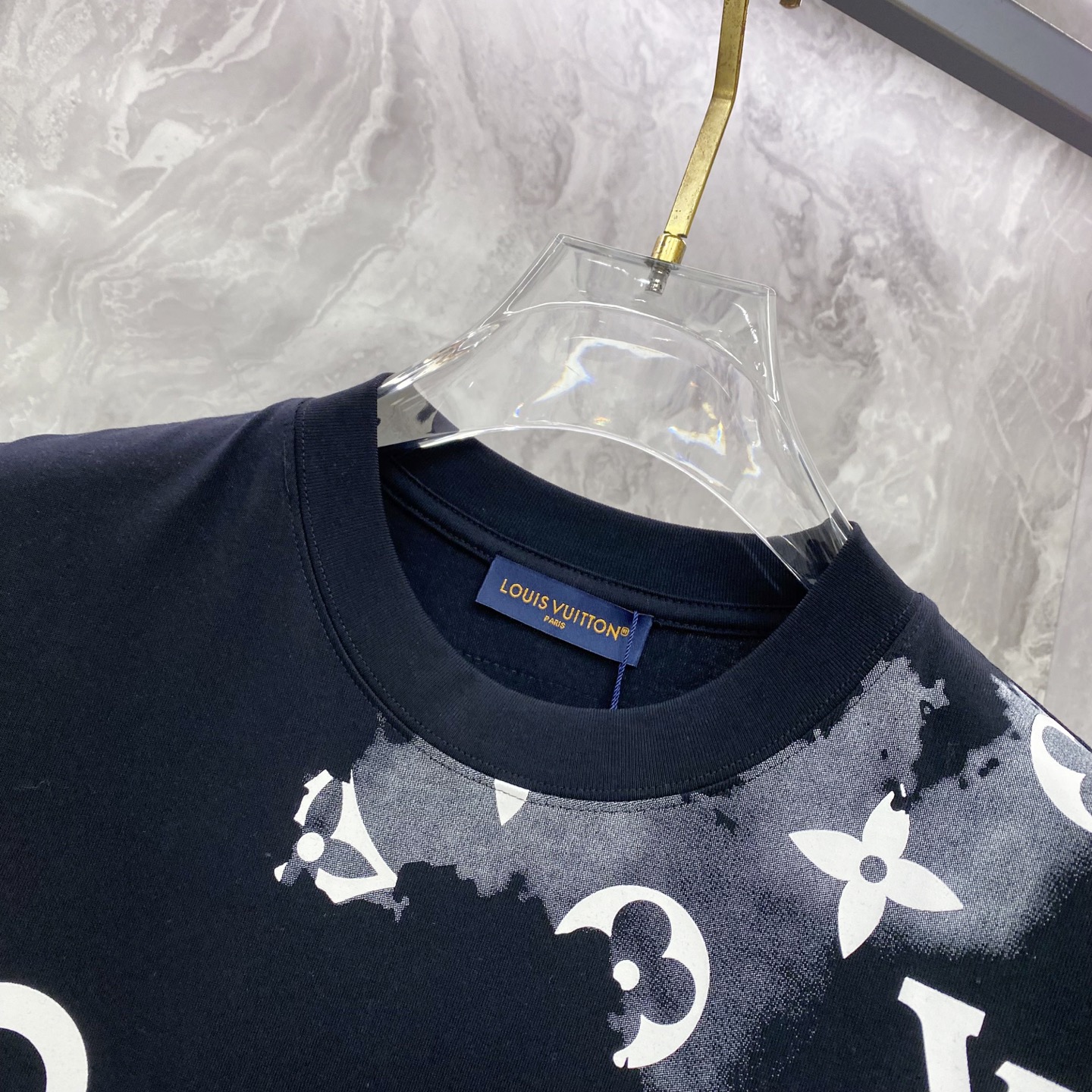 Louis Vuitton Basic Clothing Cotton Black S-l-xxl