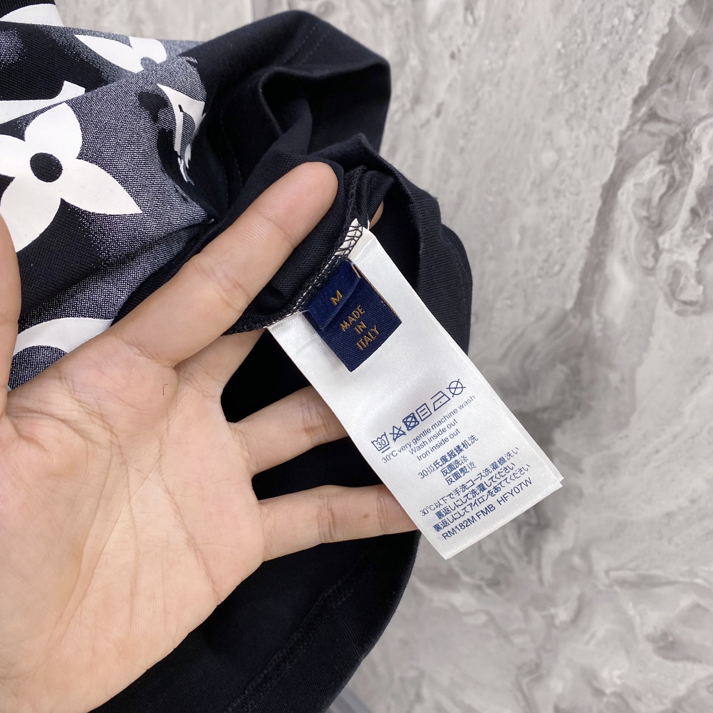 Louis Vuitton Basic Clothing Cotton Black S-l-xxl