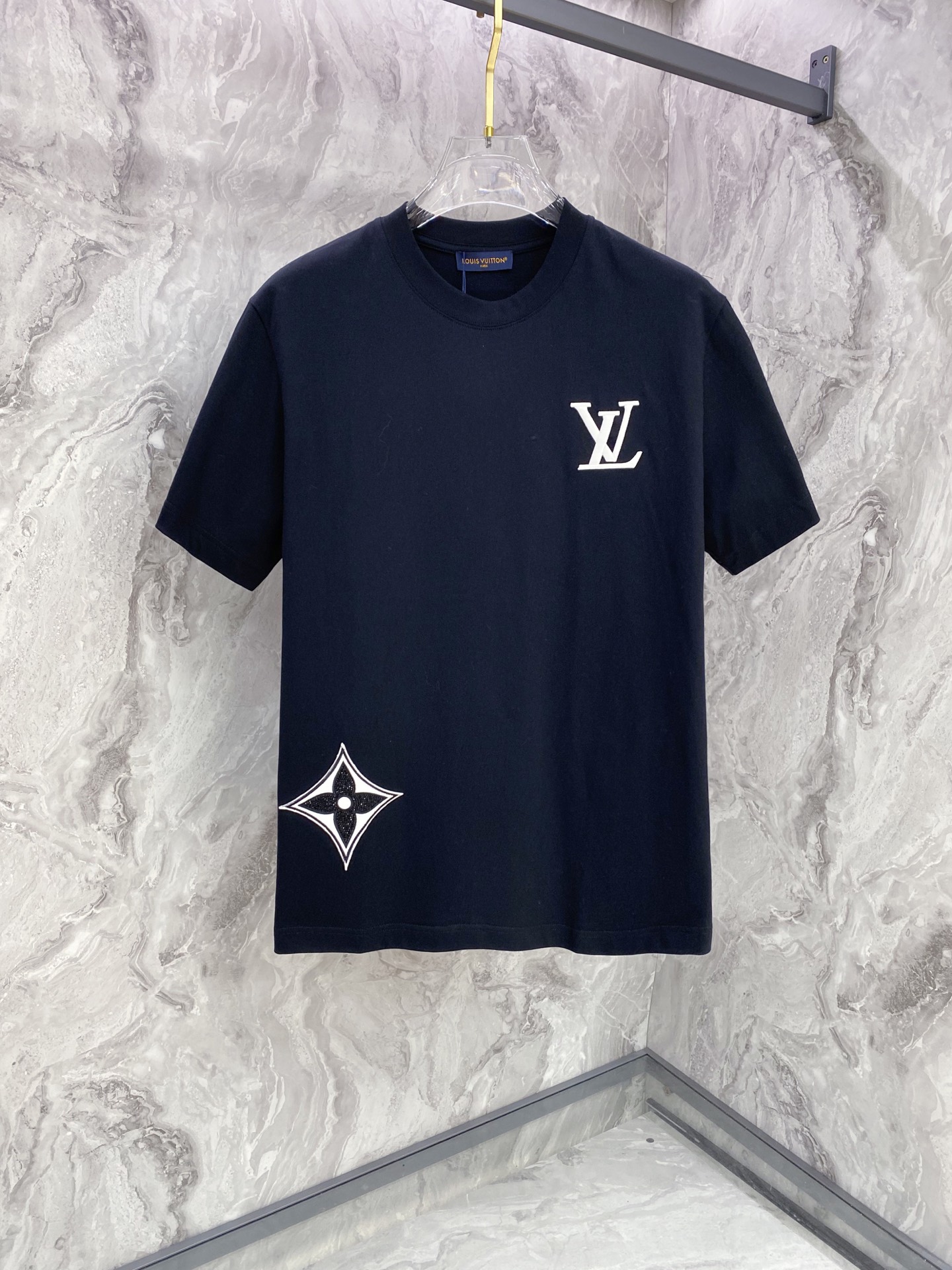Louis Vuitton Basic Clothing Cotton Black S-l-xxl