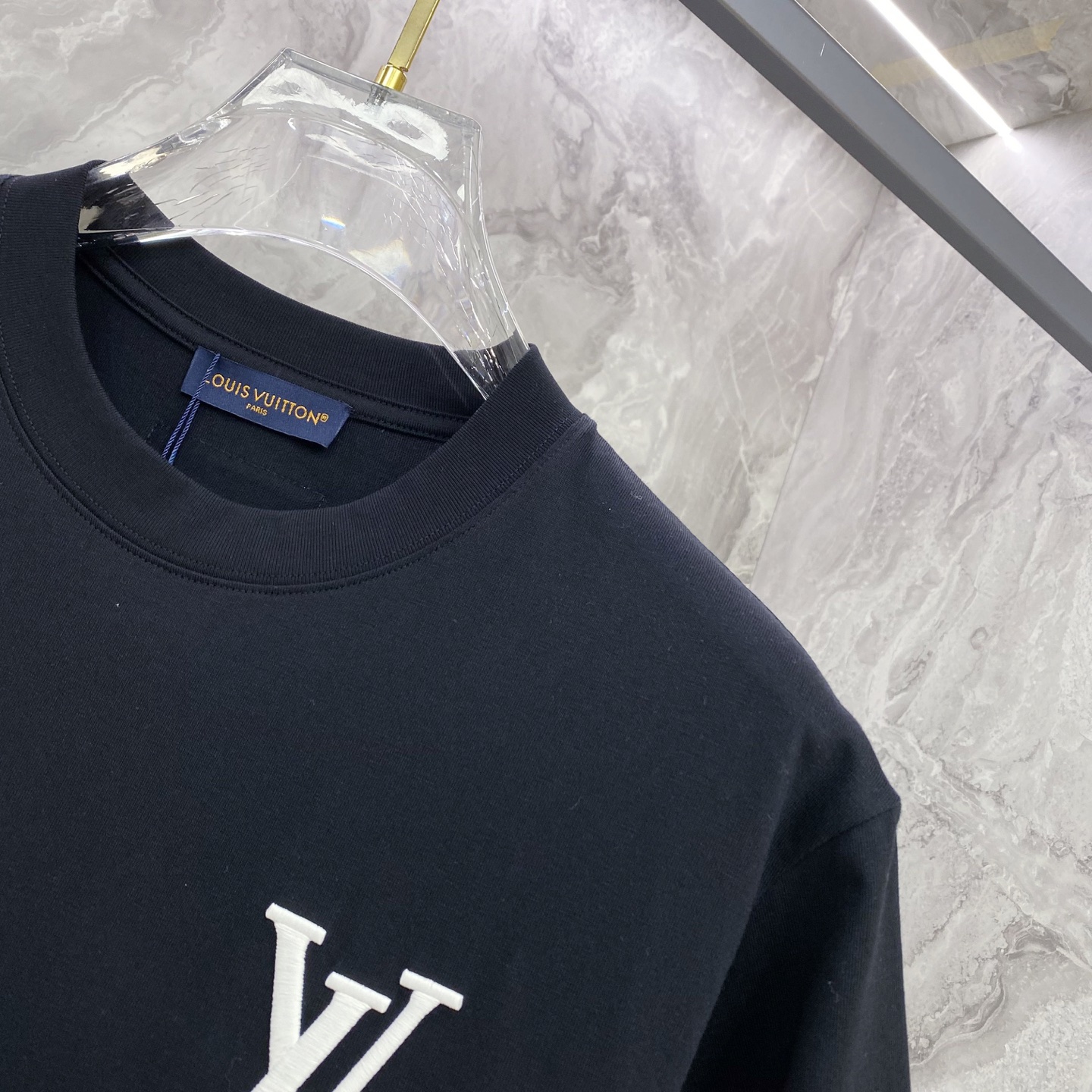 Louis Vuitton Basic Clothing Cotton Black S-l-xxl