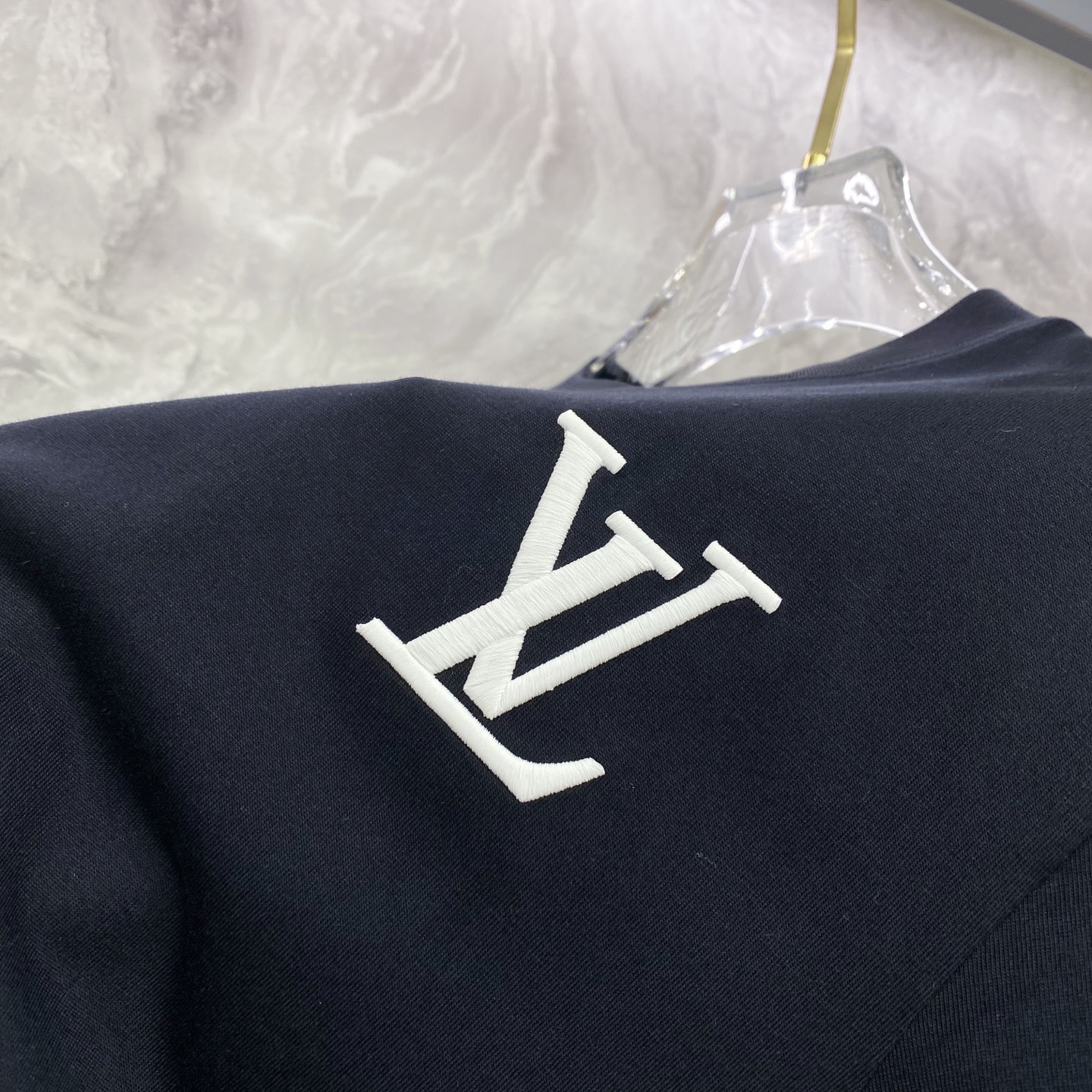 Louis Vuitton Basic Clothing Cotton Black S-l-xxl