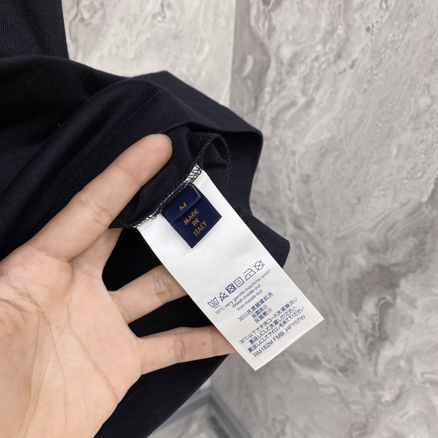 Louis Vuitton Basic Clothing Cotton Black S-l-xxl