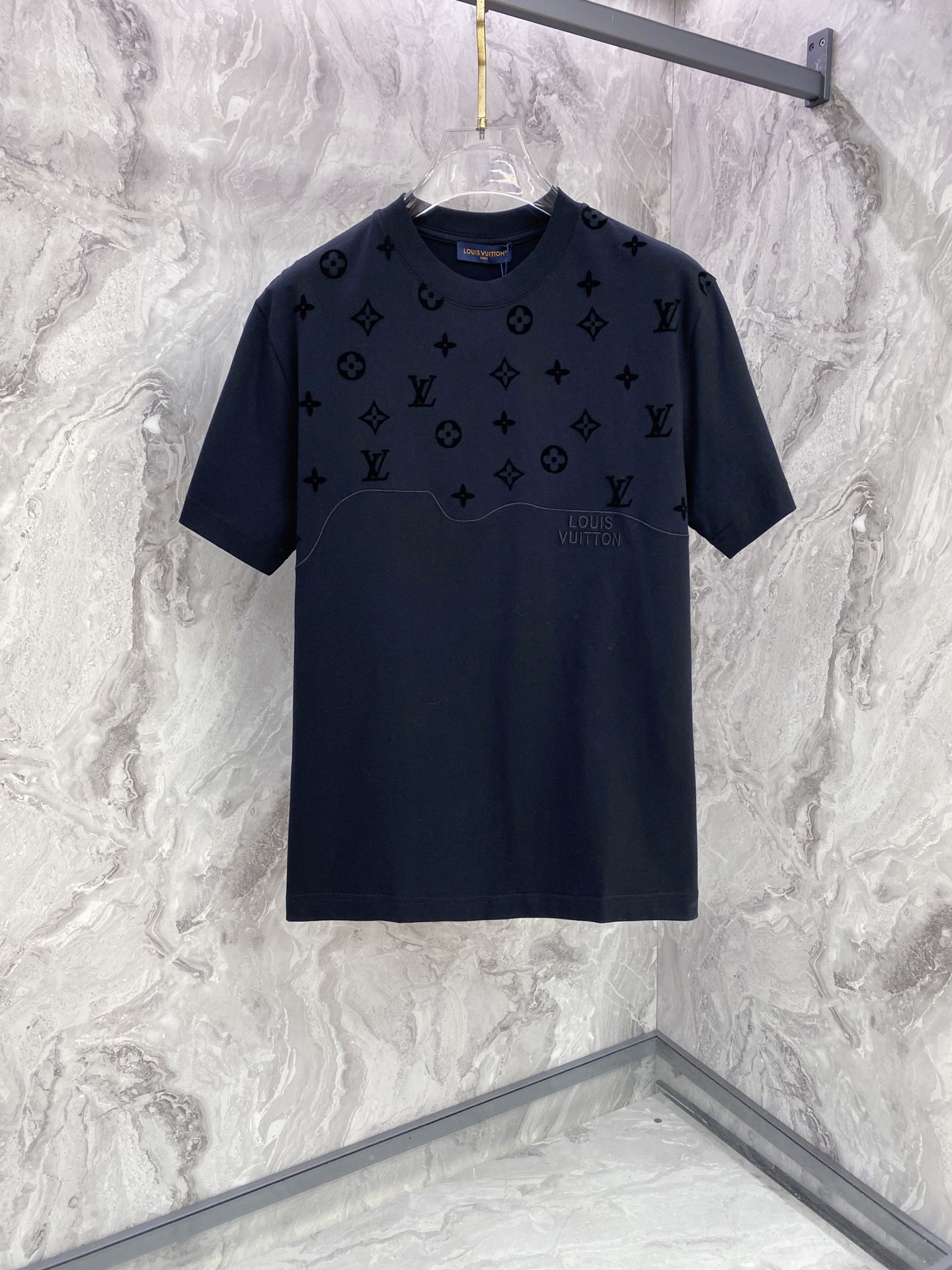 Louis Vuitton Basic Clothing Cotton Black S-l-xxl