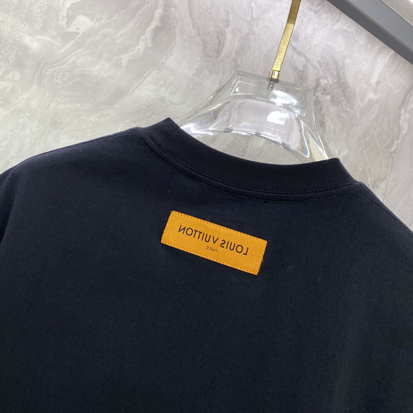 Louis Vuitton Basic Clothing Cotton Black S-l-xxl