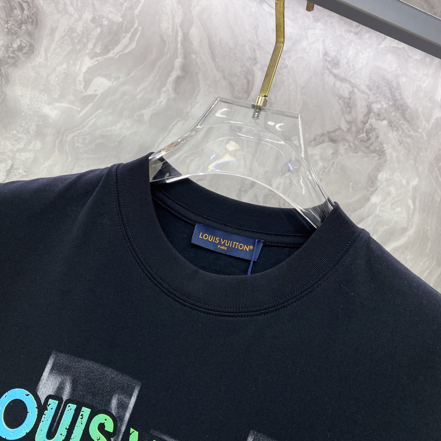 Louis Vuitton Basic Clothing Cotton Black S-l-xxl