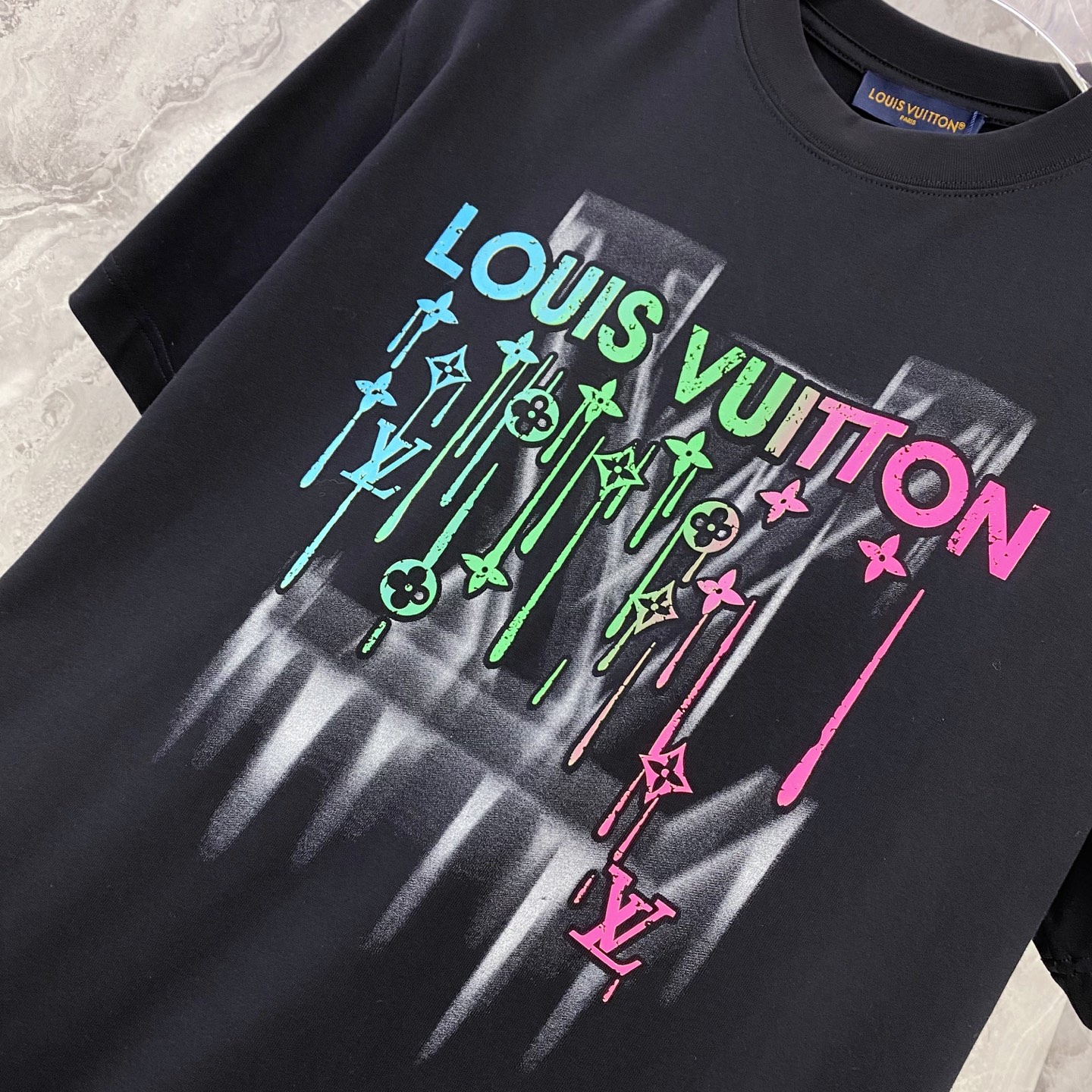 Louis Vuitton Basic Clothing Cotton Black S-l-xxl