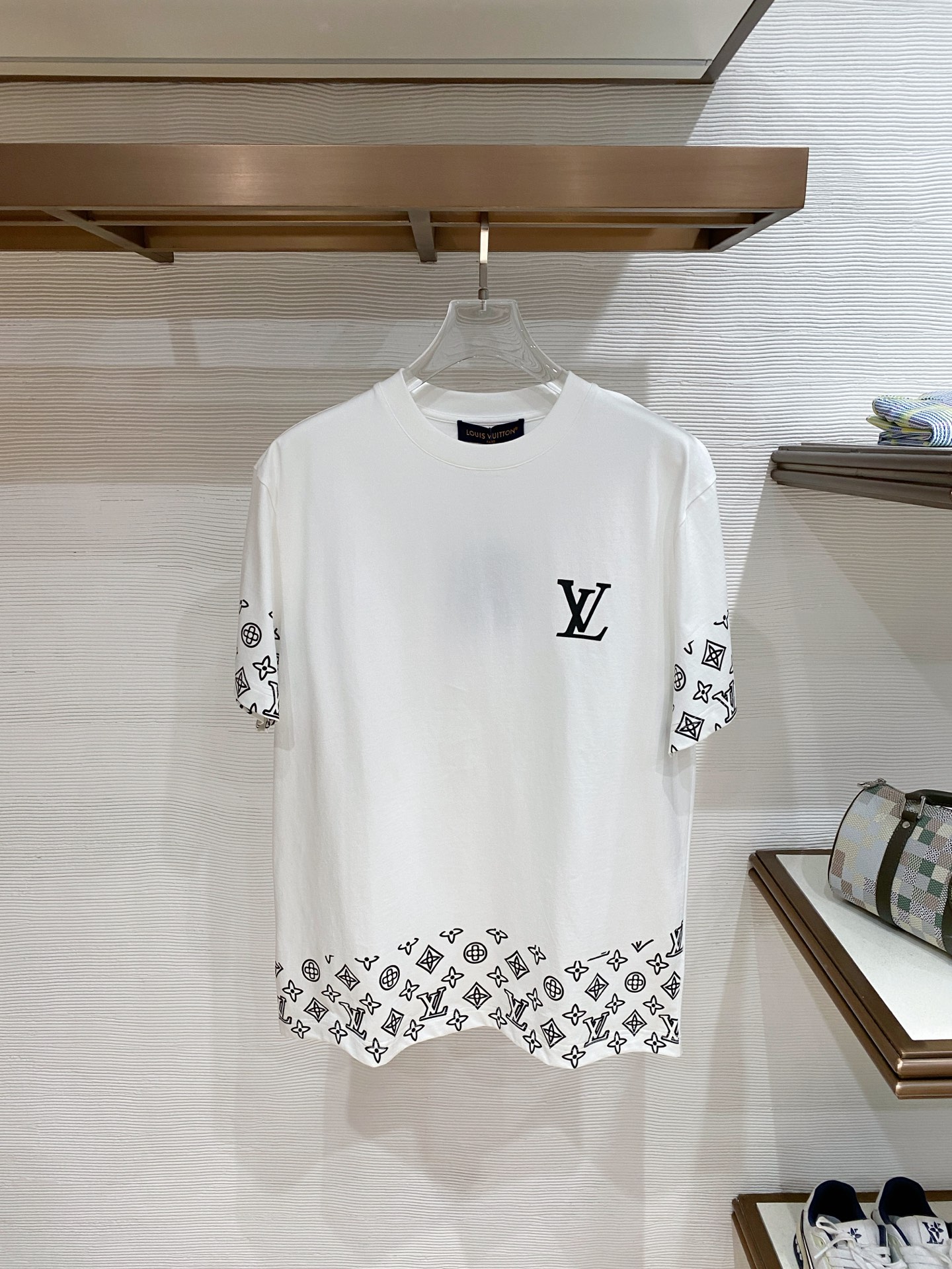Louis Vuitton Basic Clothing Cotton Black S-l-xxl