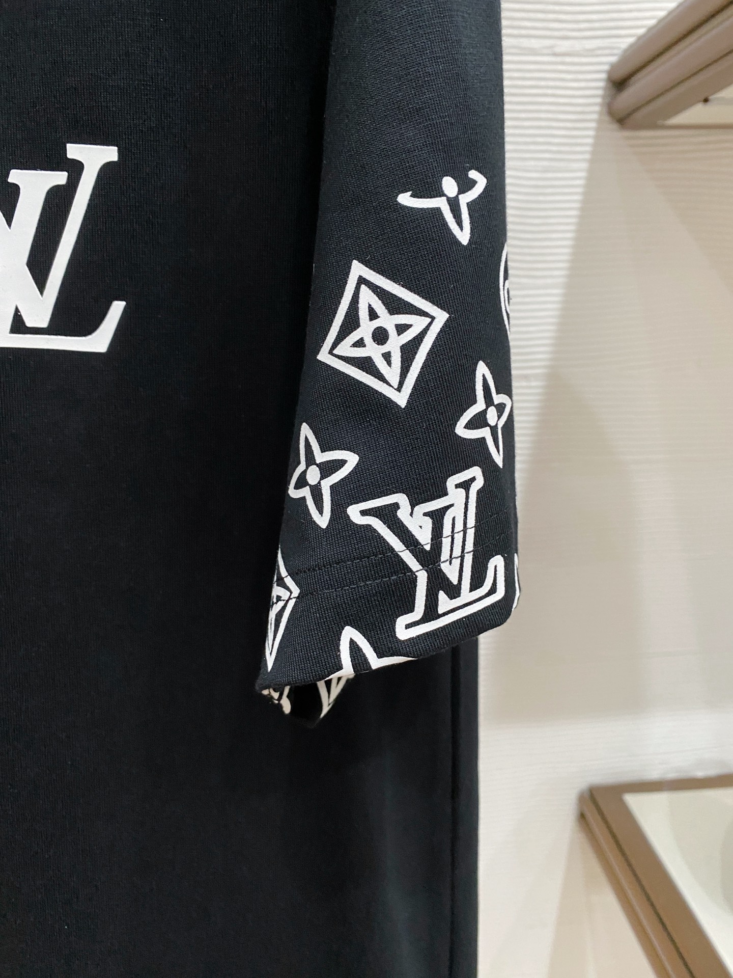 Louis Vuitton Basic Clothing Cotton Black S-l-xxl