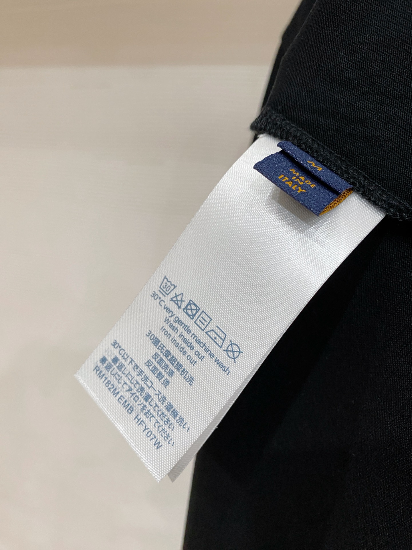 Louis Vuitton Basic Clothing Cotton Black S-l-xxl